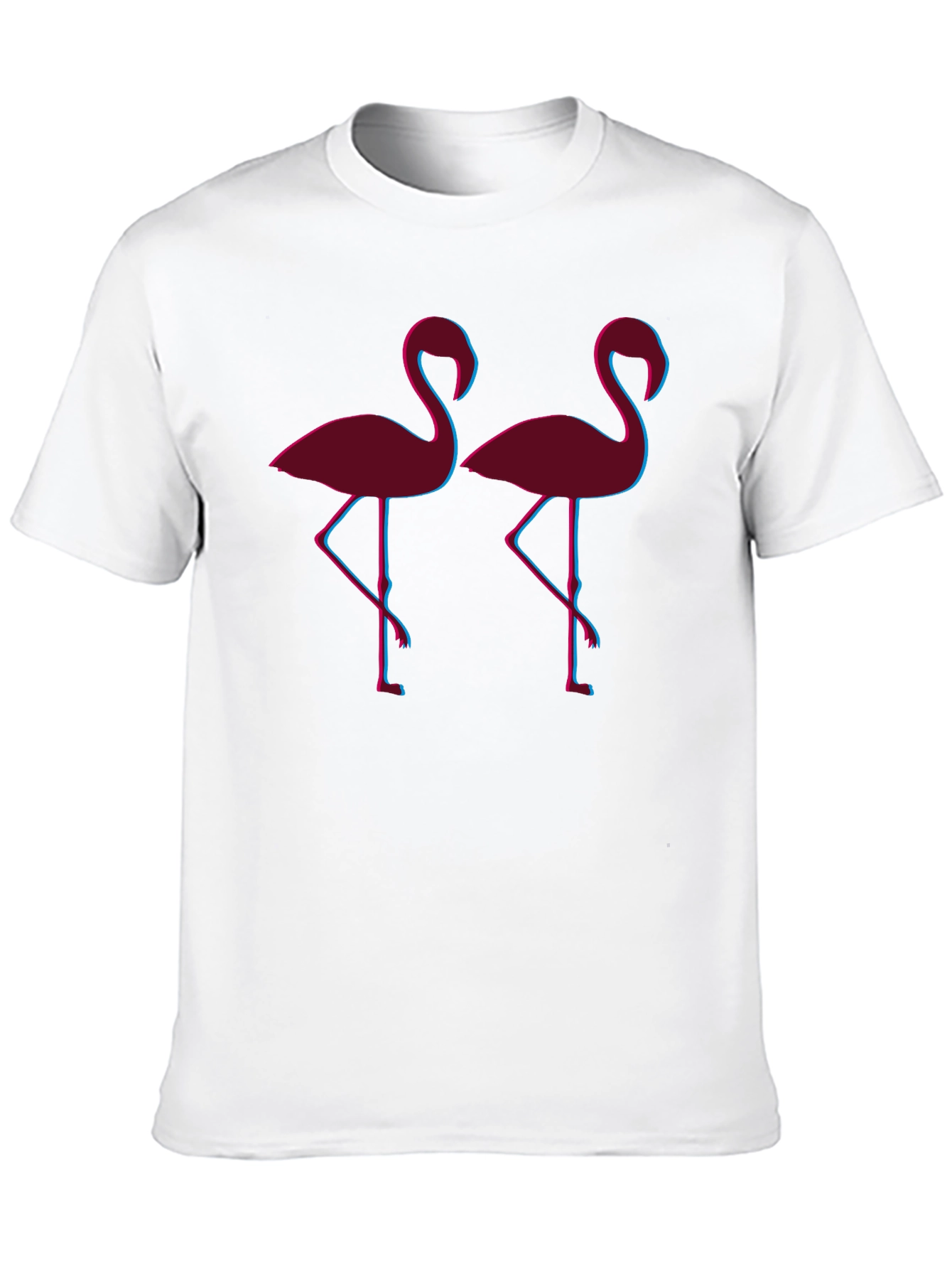Mens Black Flamingo T-Shirt