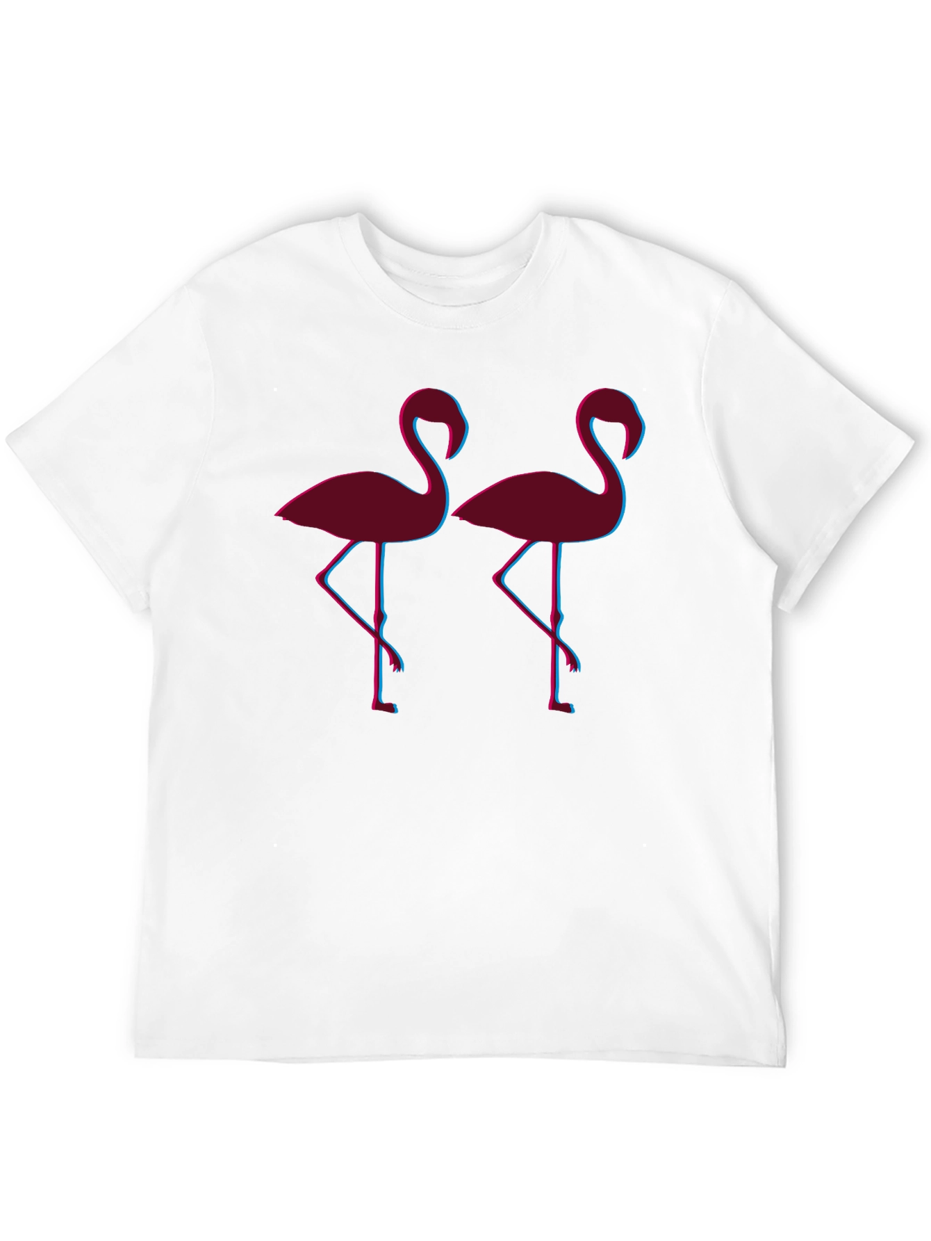Mens Black Flamingo T-Shirt