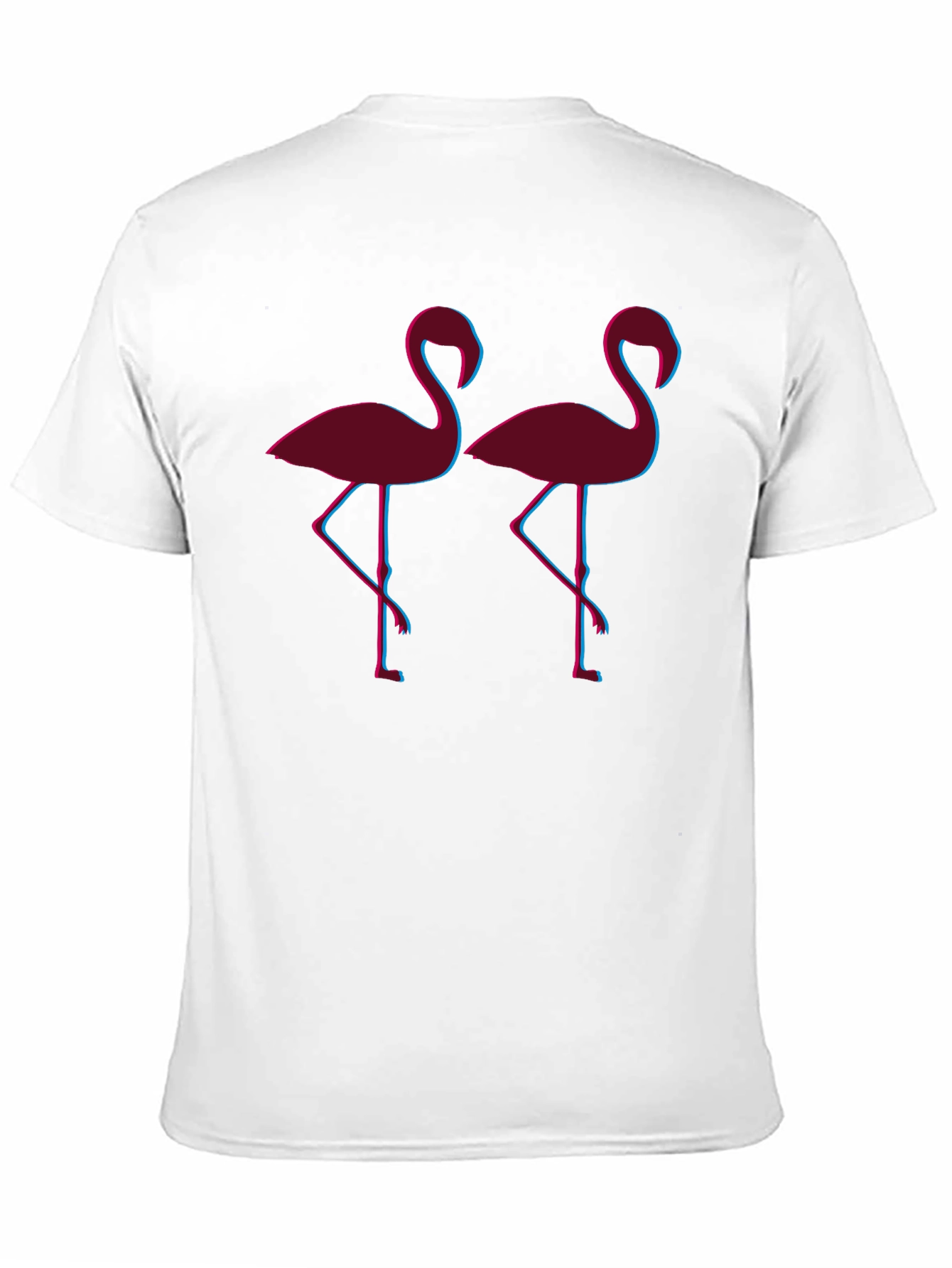 Mens Black Flamingo T-Shirt