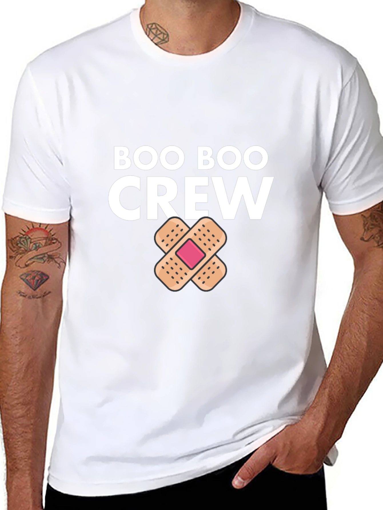 Boo Boo Crew T-Shirt Funny First Aid Graphic Tee