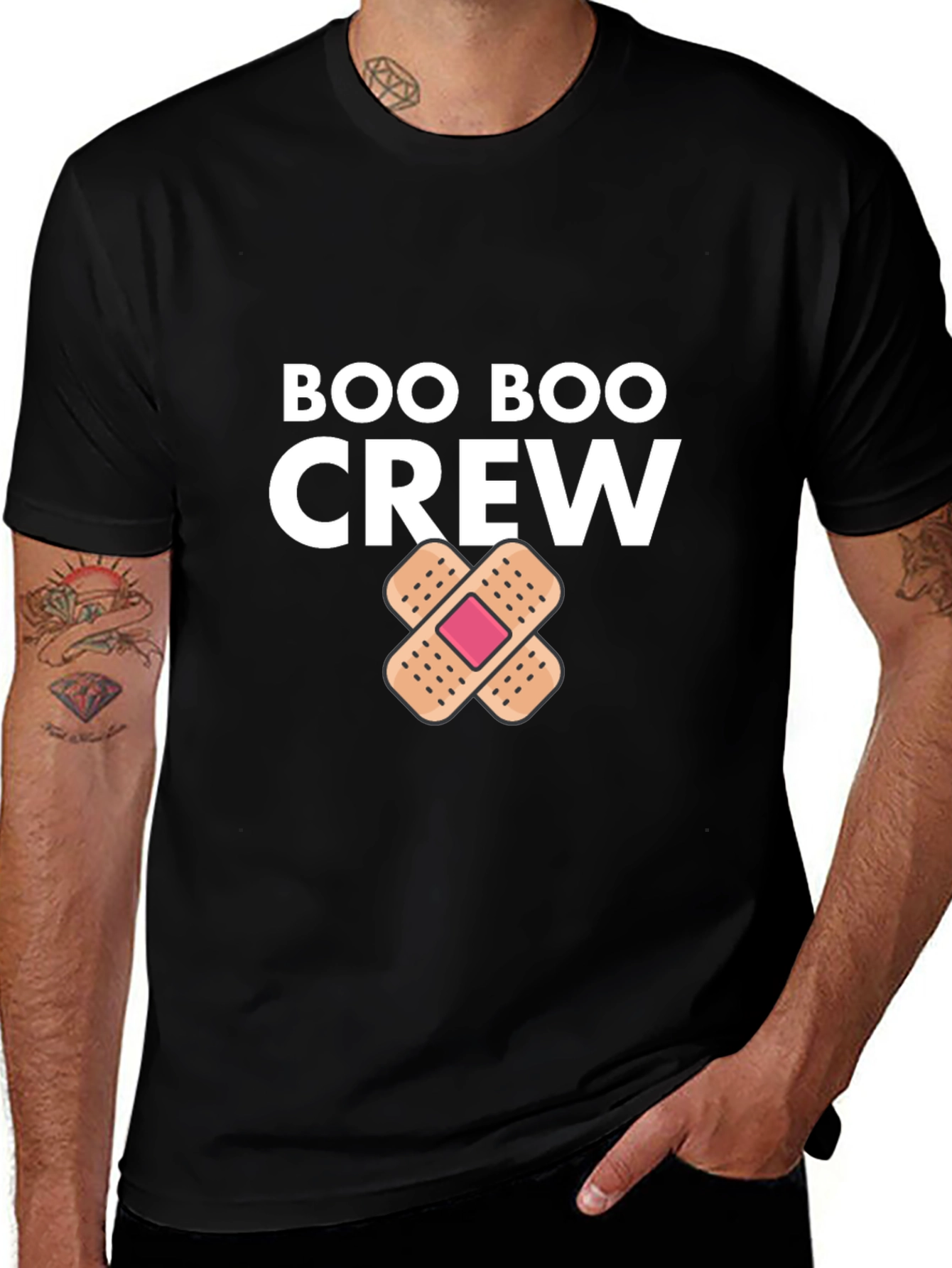 Boo Boo Crew T-Shirt Funny First Aid Graphic Tee