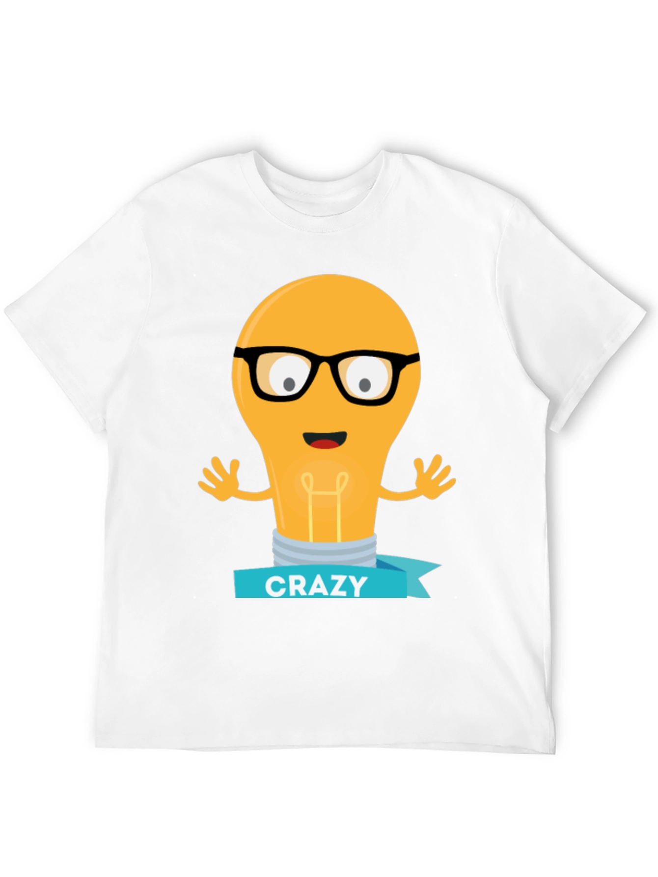 Crazy Idea Light Bulb Graphic Tee