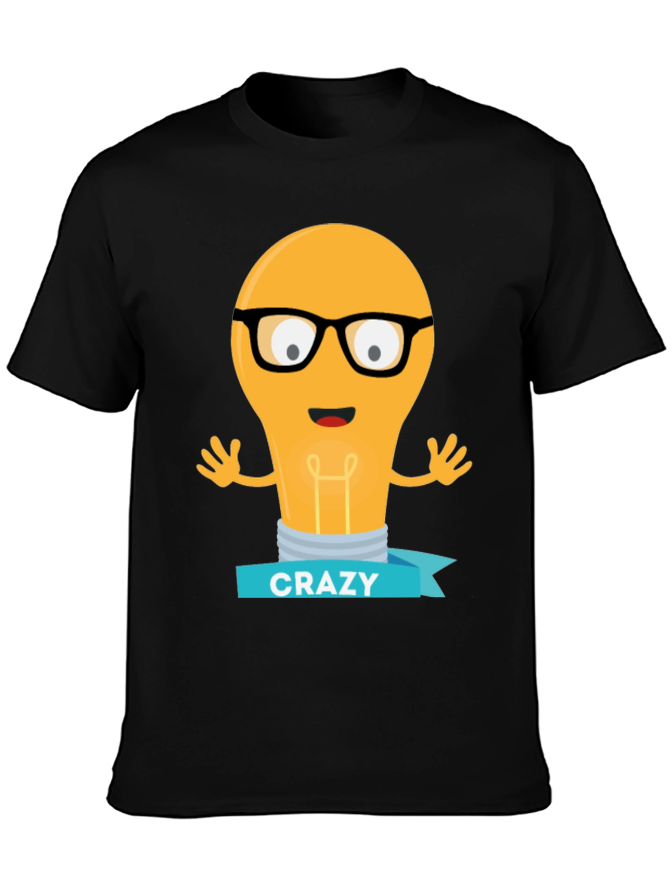 Crazy Idea Light Bulb Graphic Tee