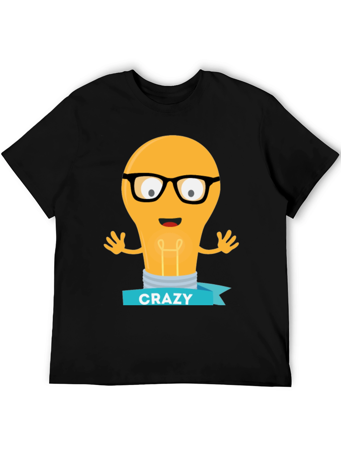 Crazy Idea Light Bulb Graphic Tee