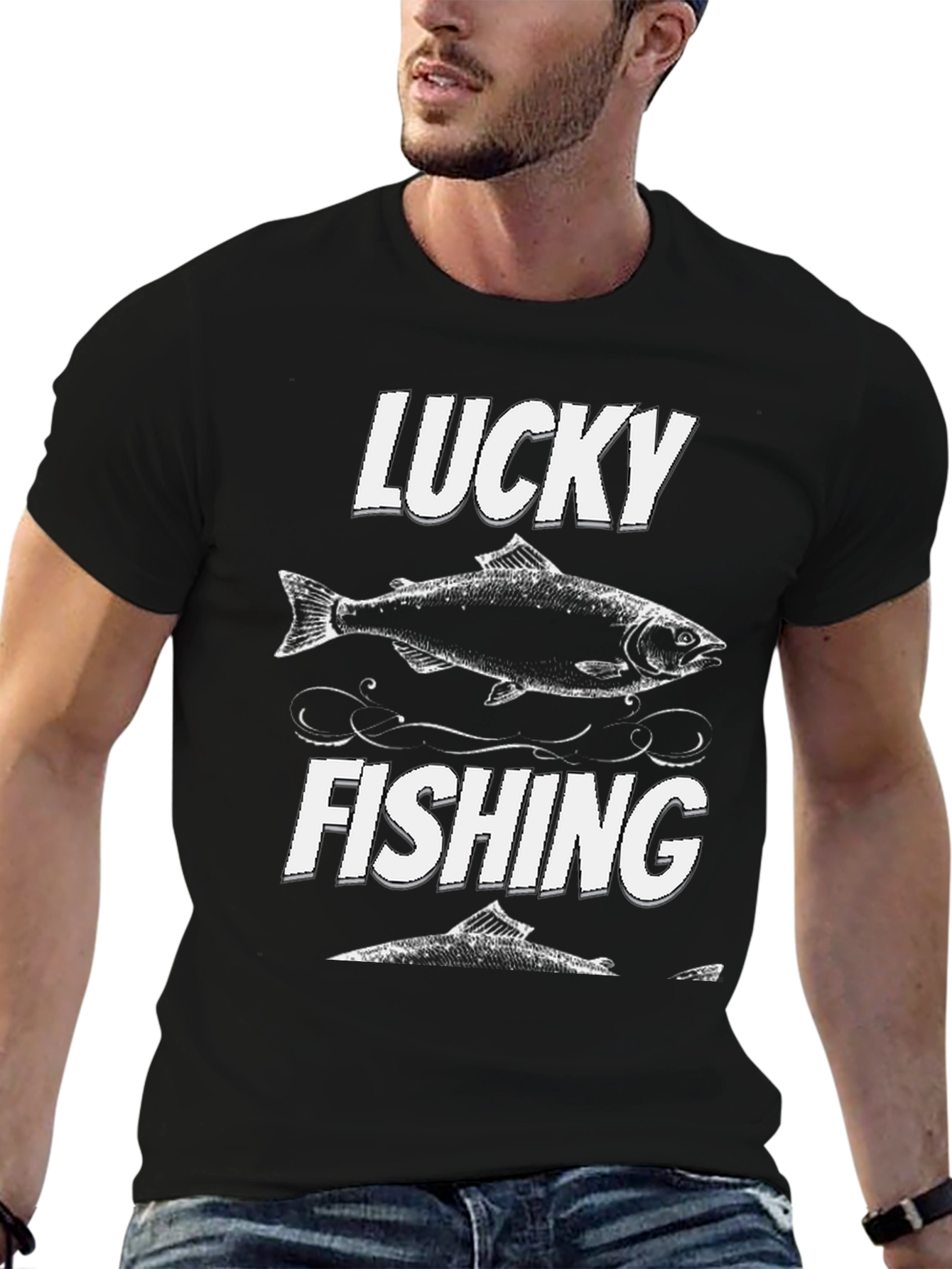Lucky Fishing T-Shirt - Anglers Tee