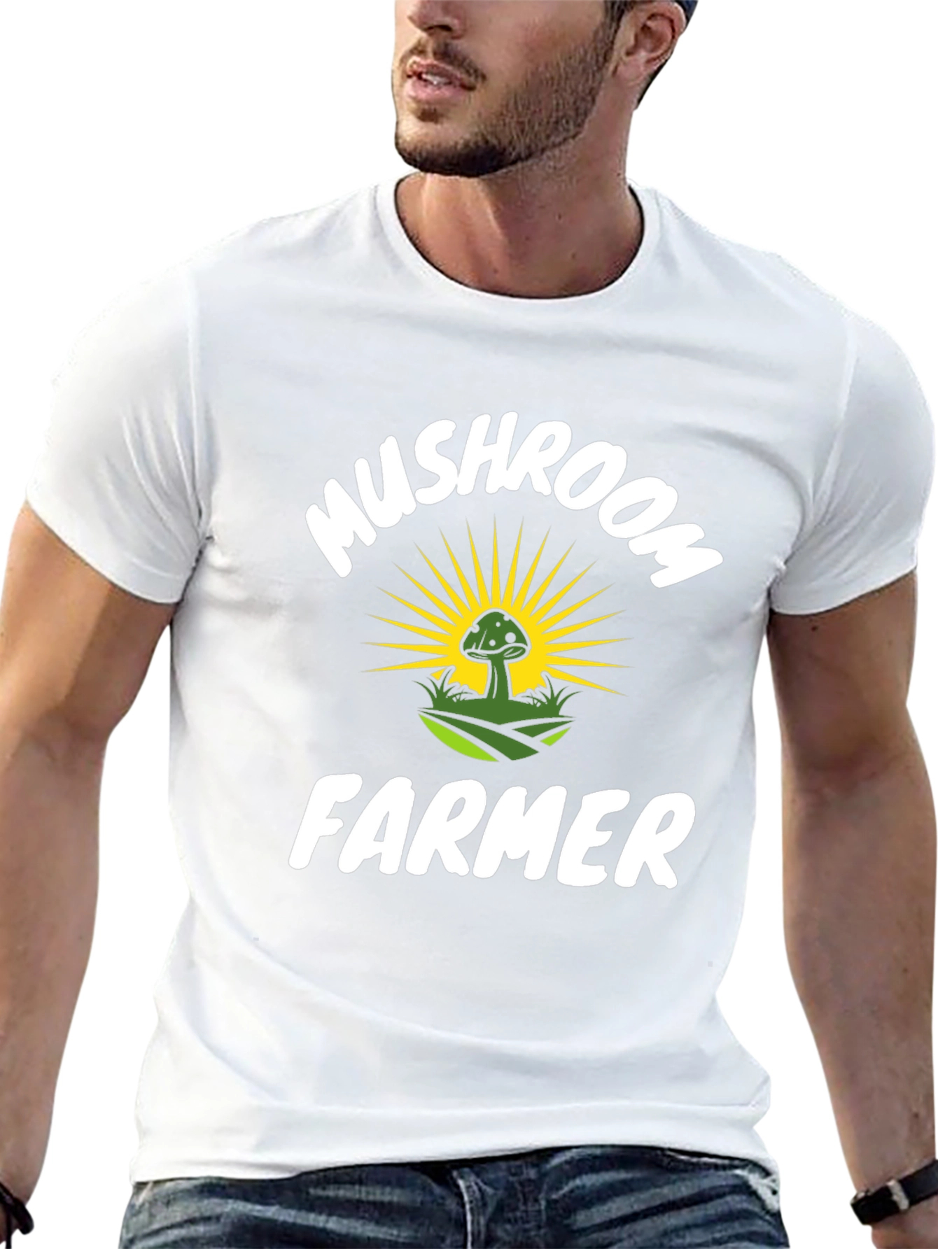Mushroom Farmer Graphic T-Shirt - Unique Design