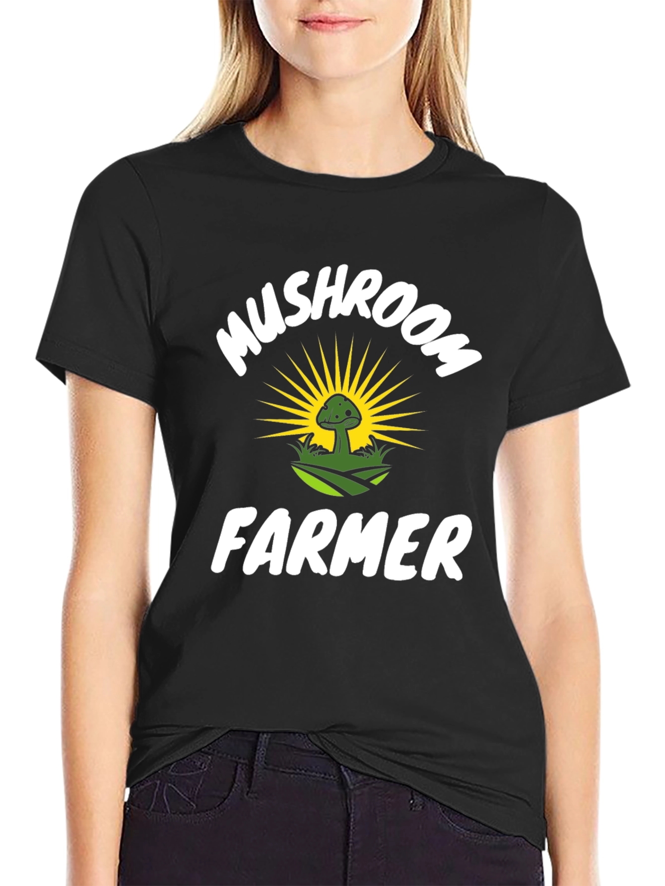 Mushroom Farmer Graphic T-Shirt - Unique Design