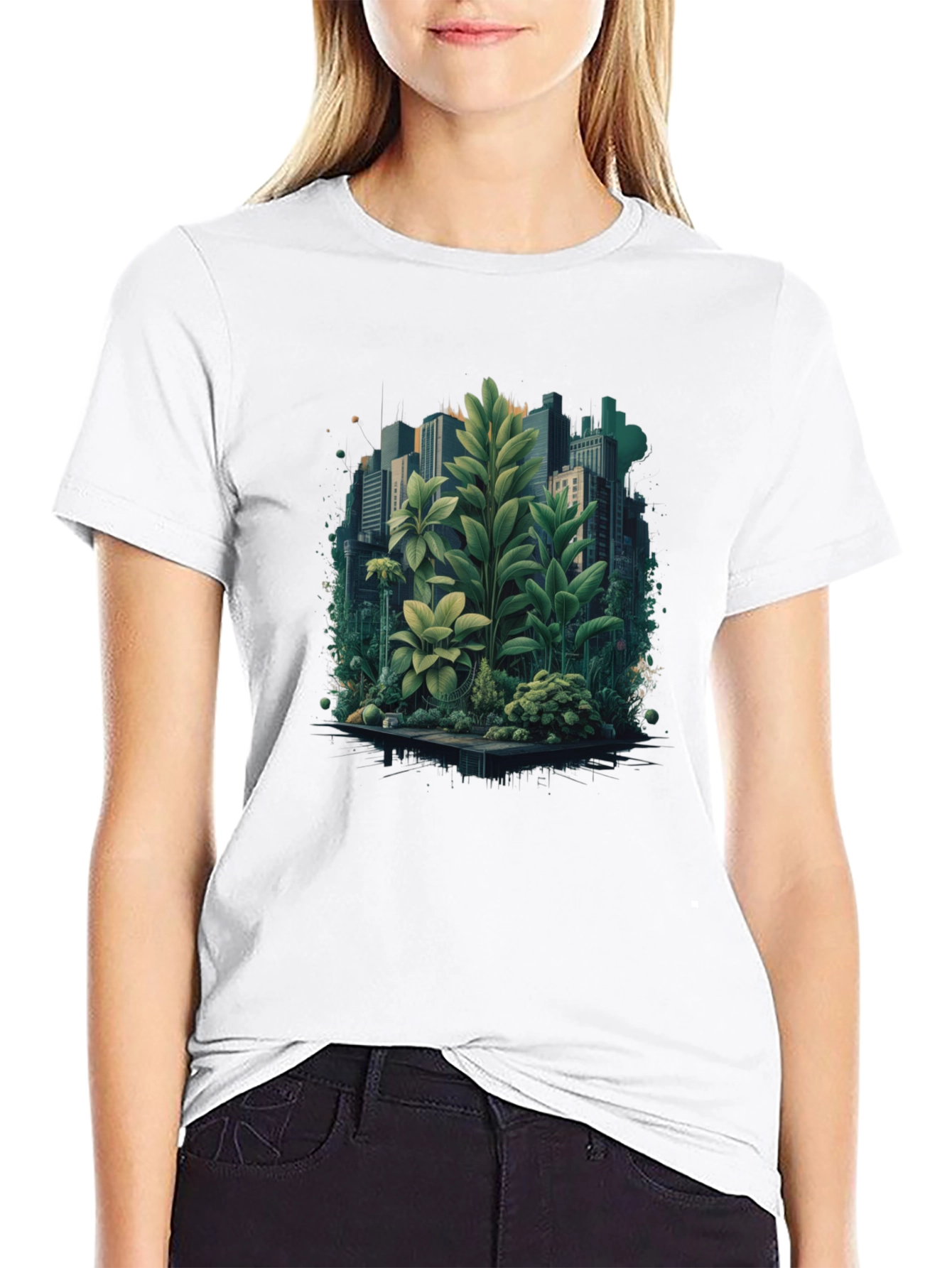 Urban Jungle T-Shirt - City Meets Nature Tee