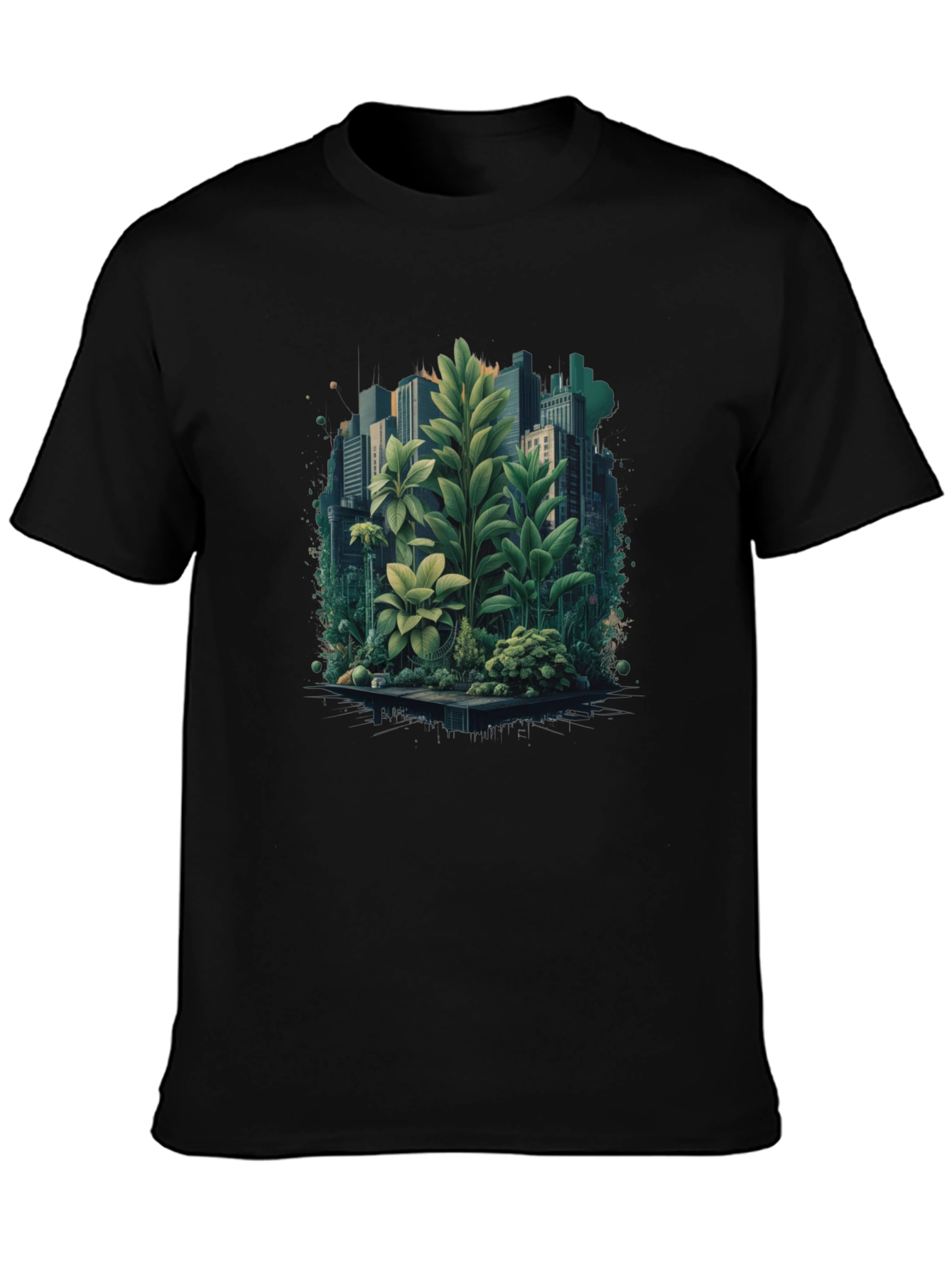 Urban Jungle T-Shirt - City Meets Nature Tee