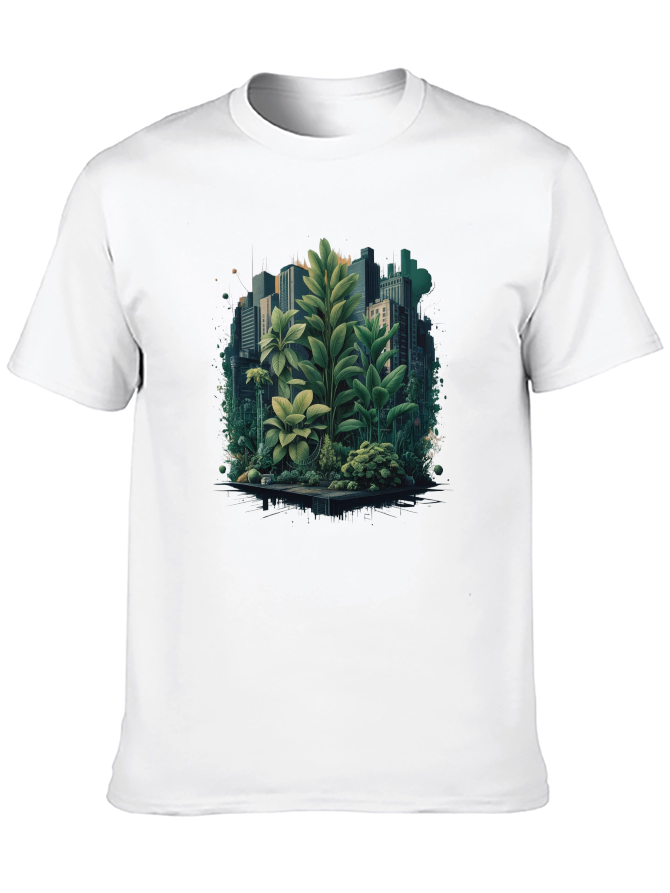 Urban Jungle T-Shirt - City Meets Nature Tee