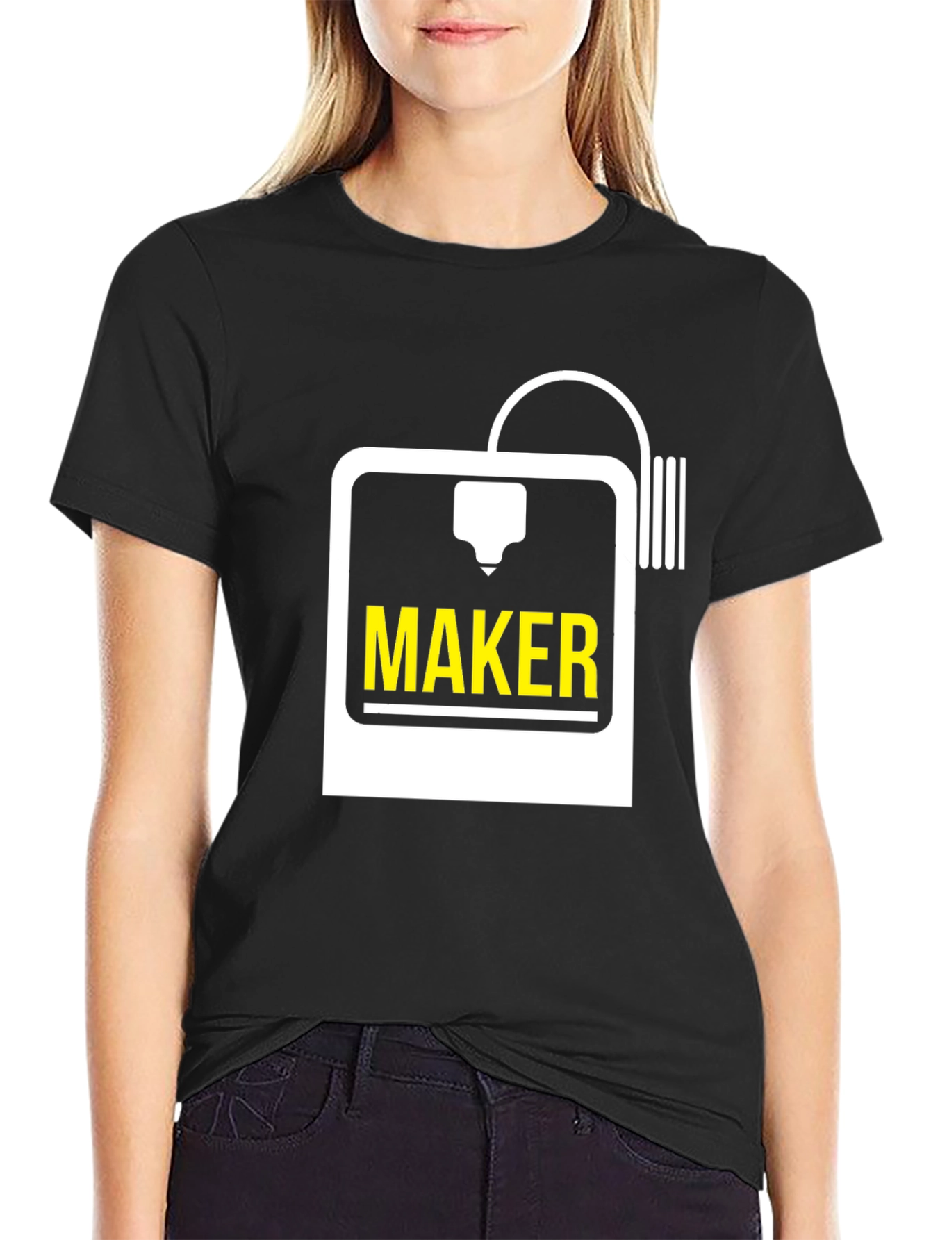 Maker 3D Printer Graphic T-Shirt