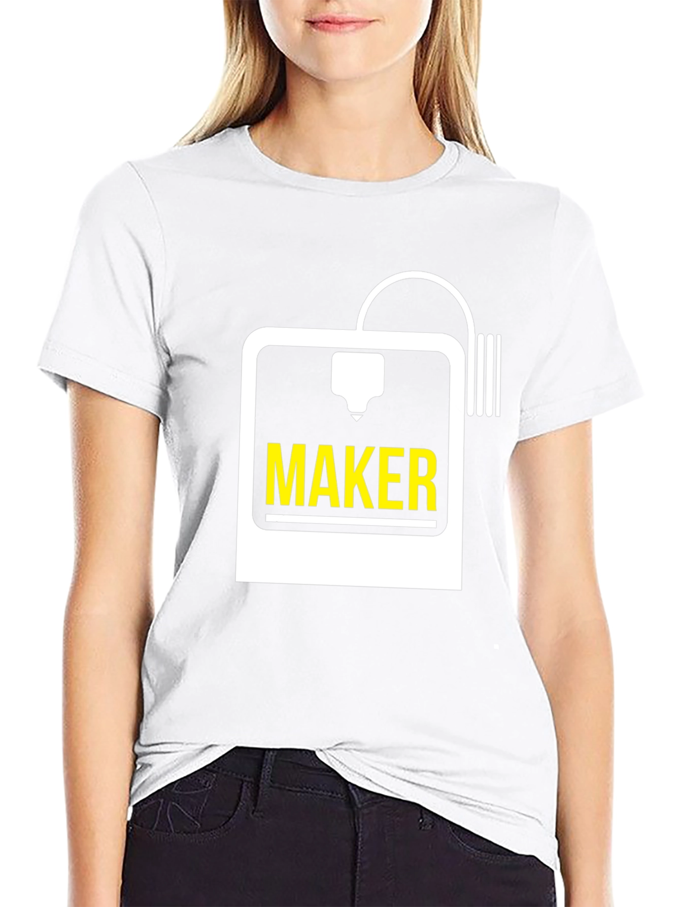 Maker 3D Printer Graphic T-Shirt