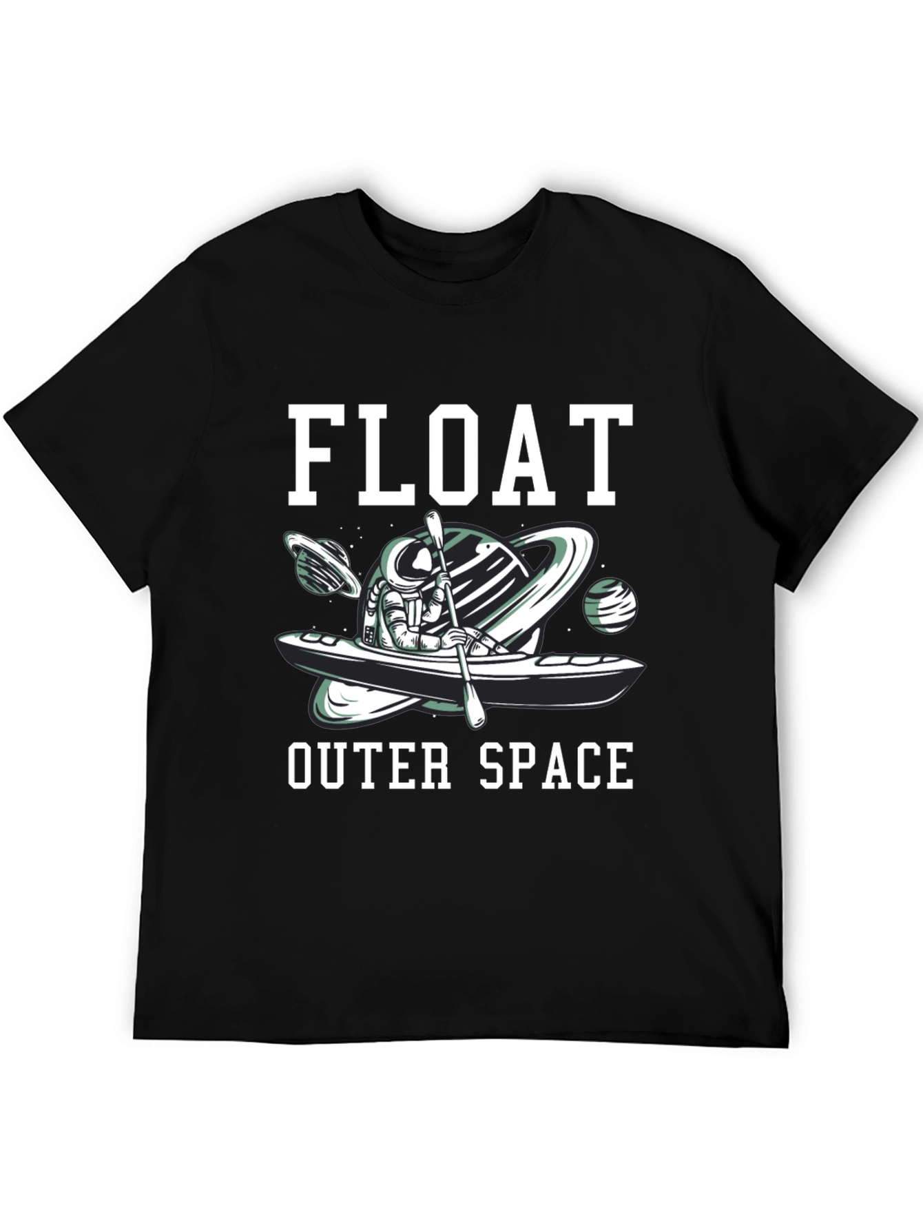 Astronaut Kayak T-Shirt - Float Outer Space Design