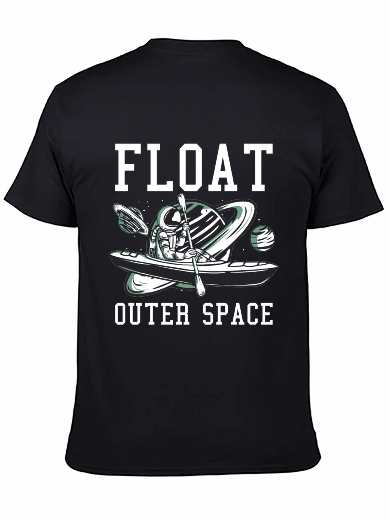 Astronaut Kayak T-Shirt - Float Outer Space Design