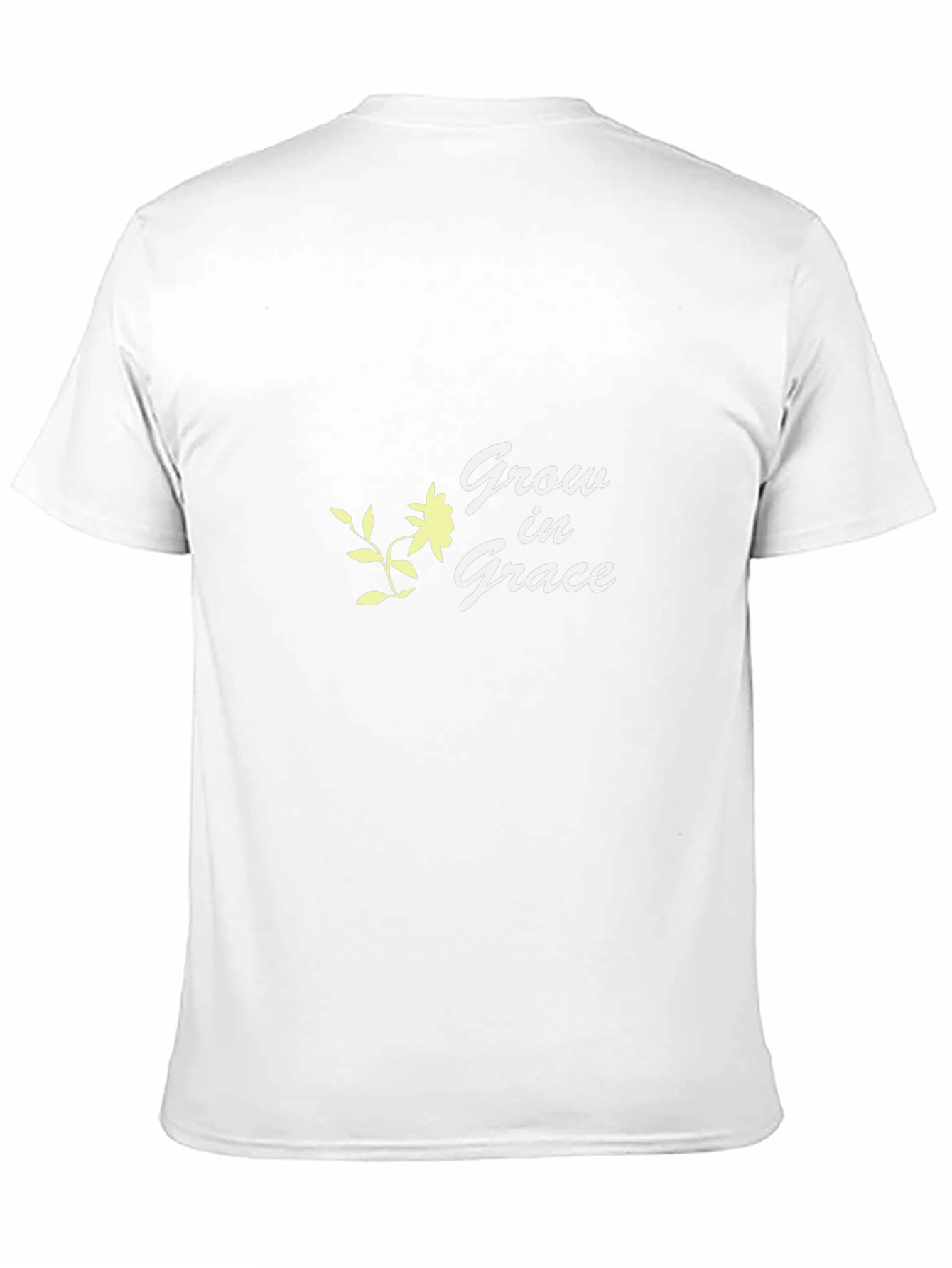 Grow in Grace Black Graphic T-Shirt