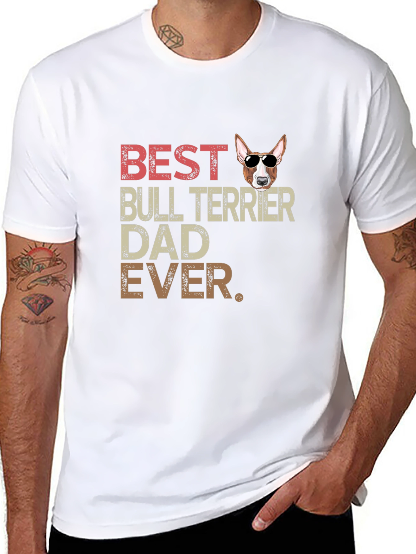 Bull Terrier Dad Ever T-Shirt
