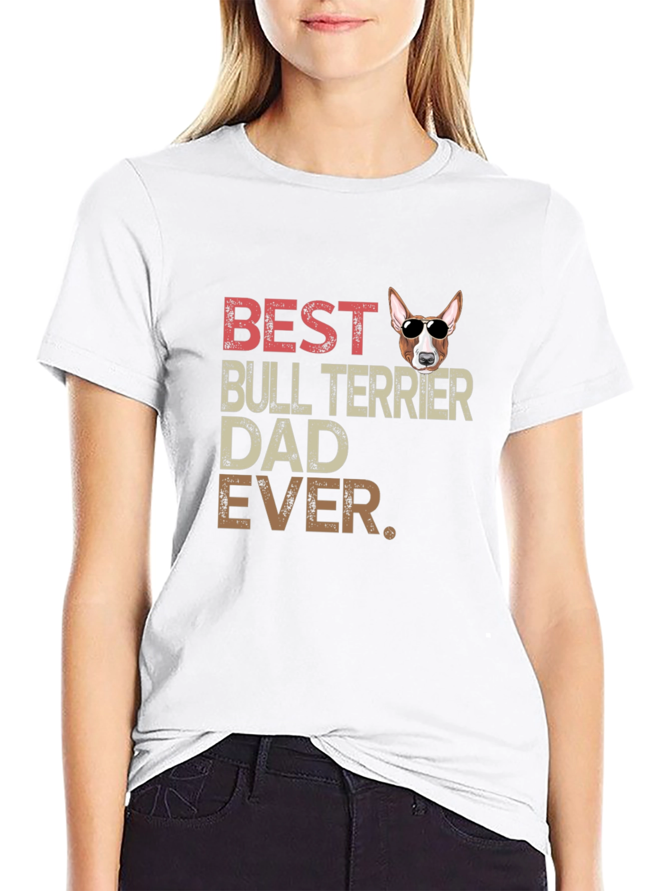 Bull Terrier Dad Ever T-Shirt