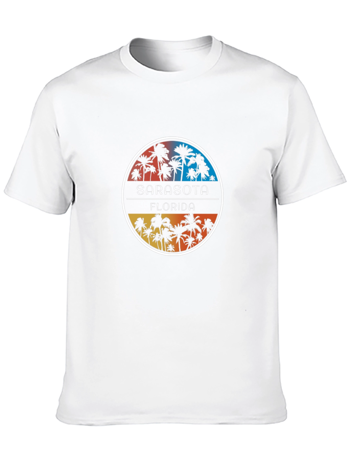 Sarasota Florida Palm Tree Graphic Tee