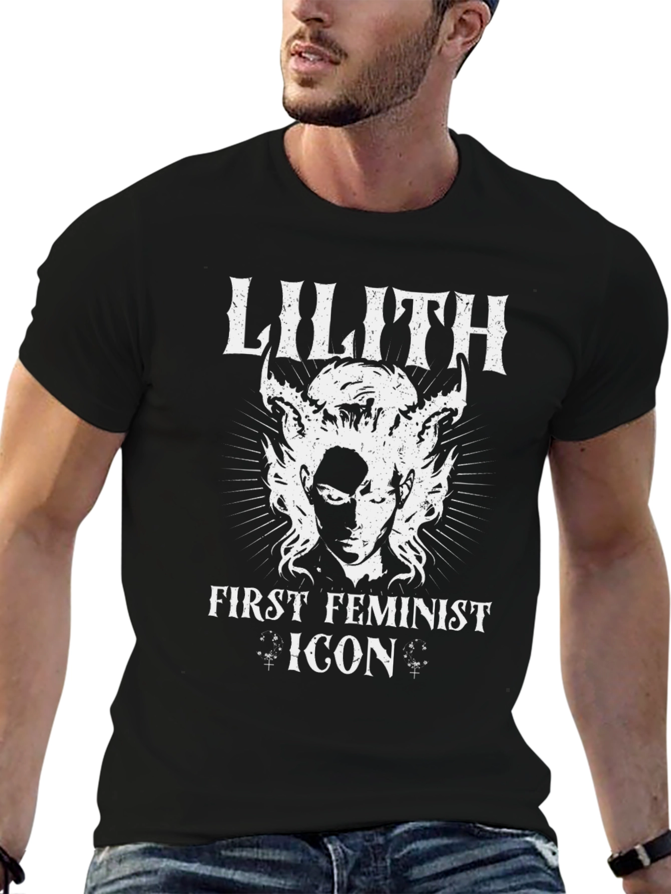 Lilith First Feminist Icon Graphic T-Shirt