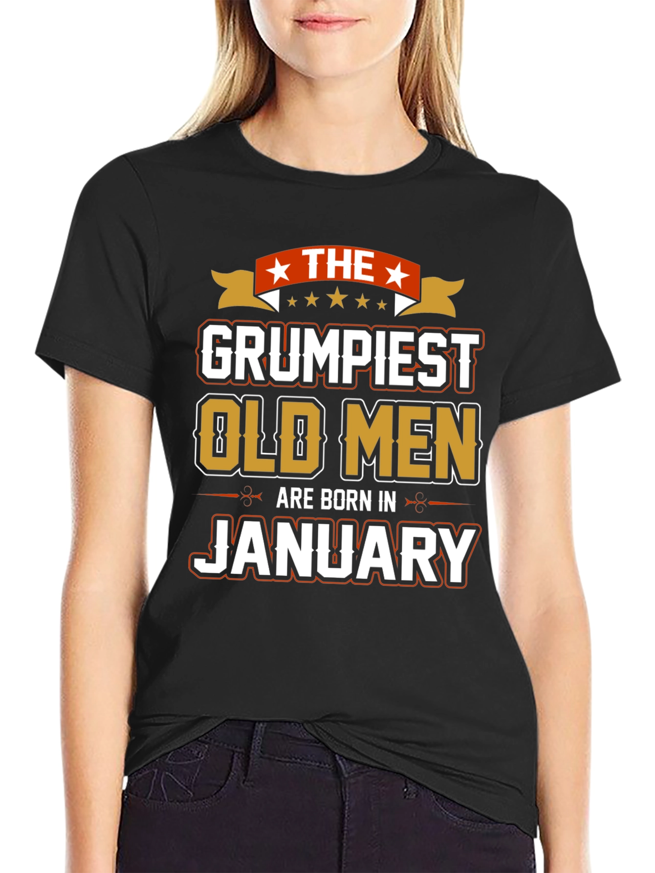 Grumpiest Old Men January Birthday T-Shirt