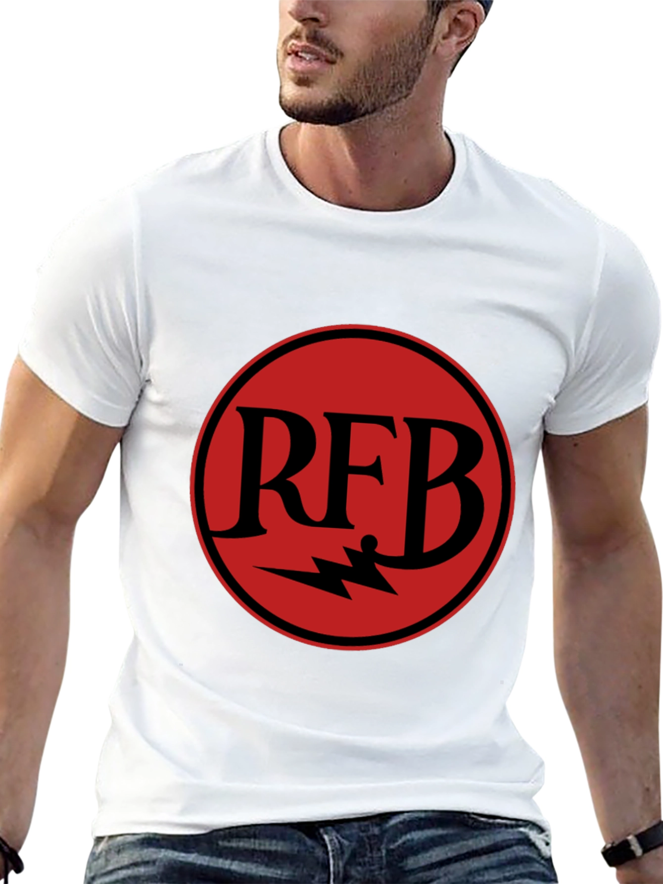 RFB Graphic Tee - Black Cotton T-Shirt