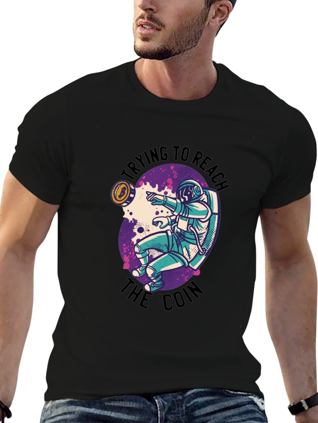 Reach the Coin Graphic Tee