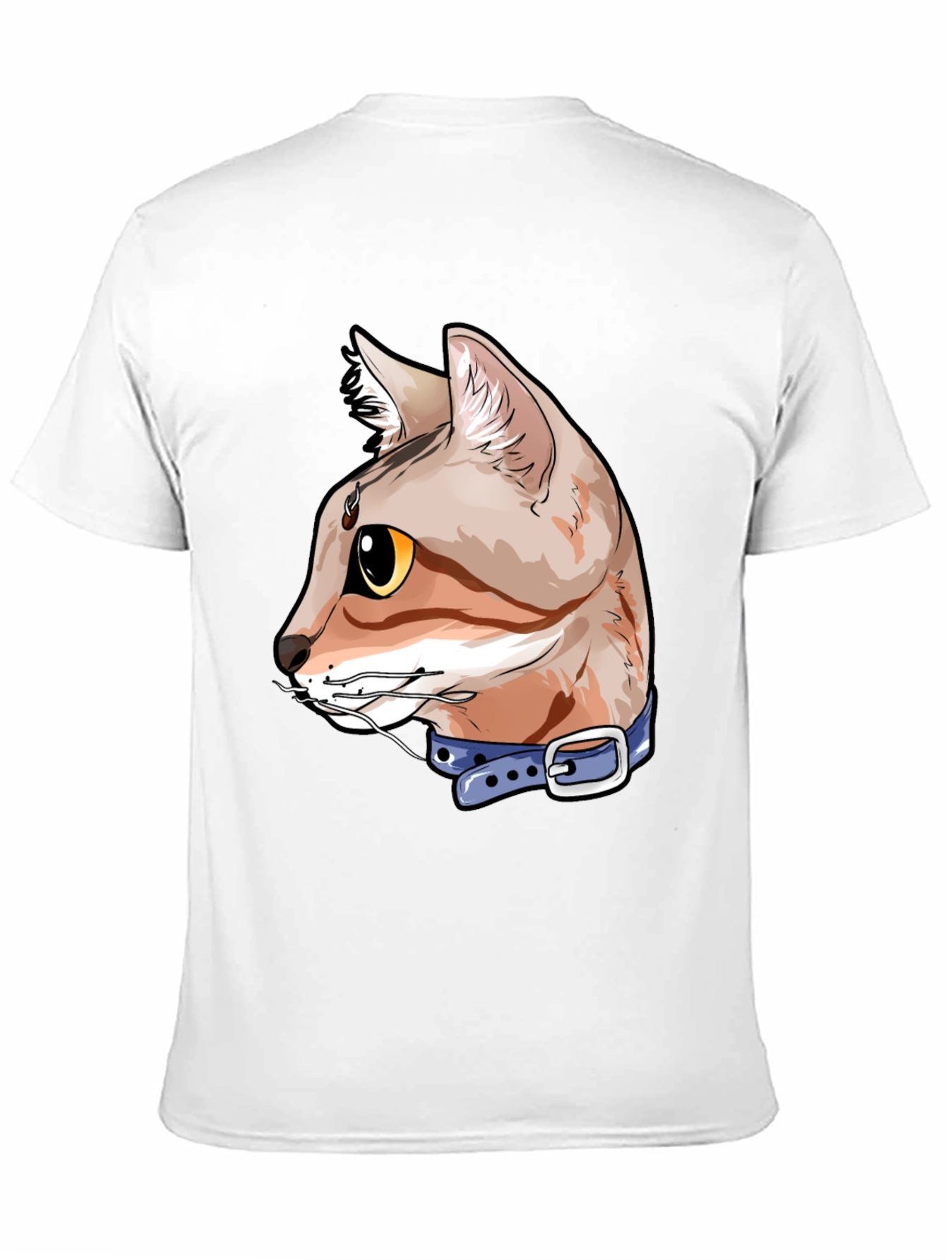 Cool Cat T-Shirt - Black Cotton Tee
