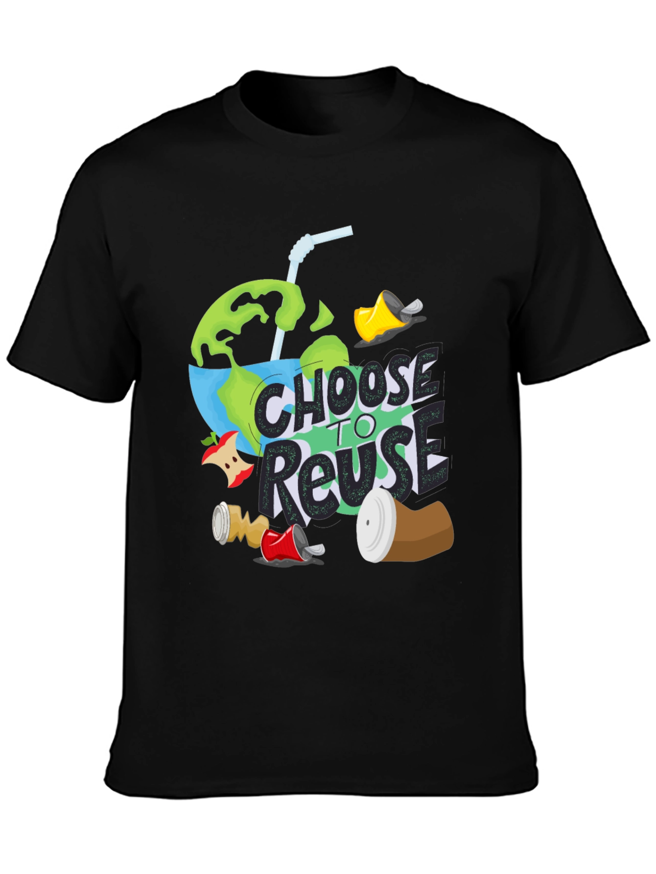 Eco-Friendly Choose to Reuse Graphic Tee