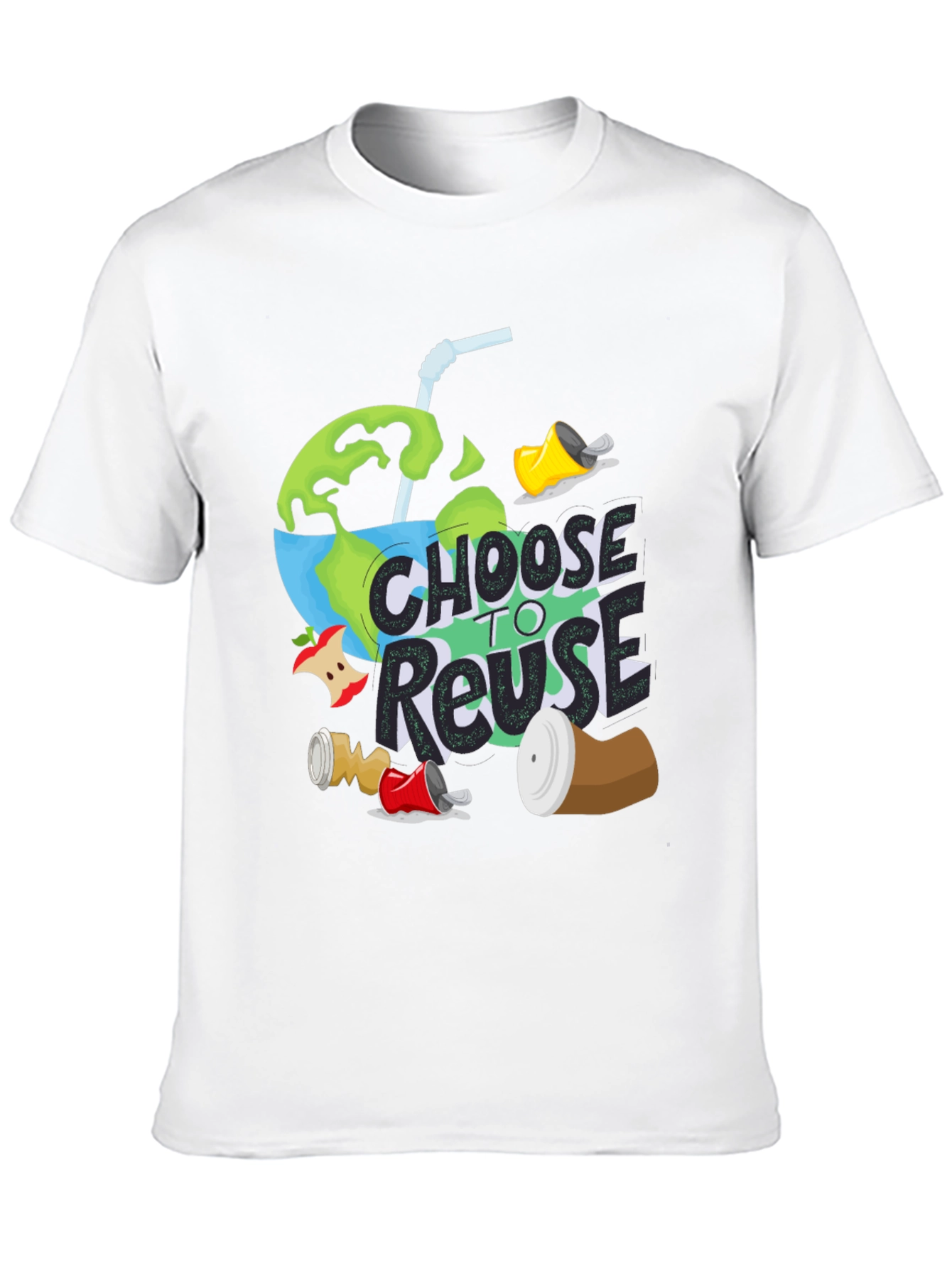 Eco-Friendly Choose to Reuse Graphic Tee