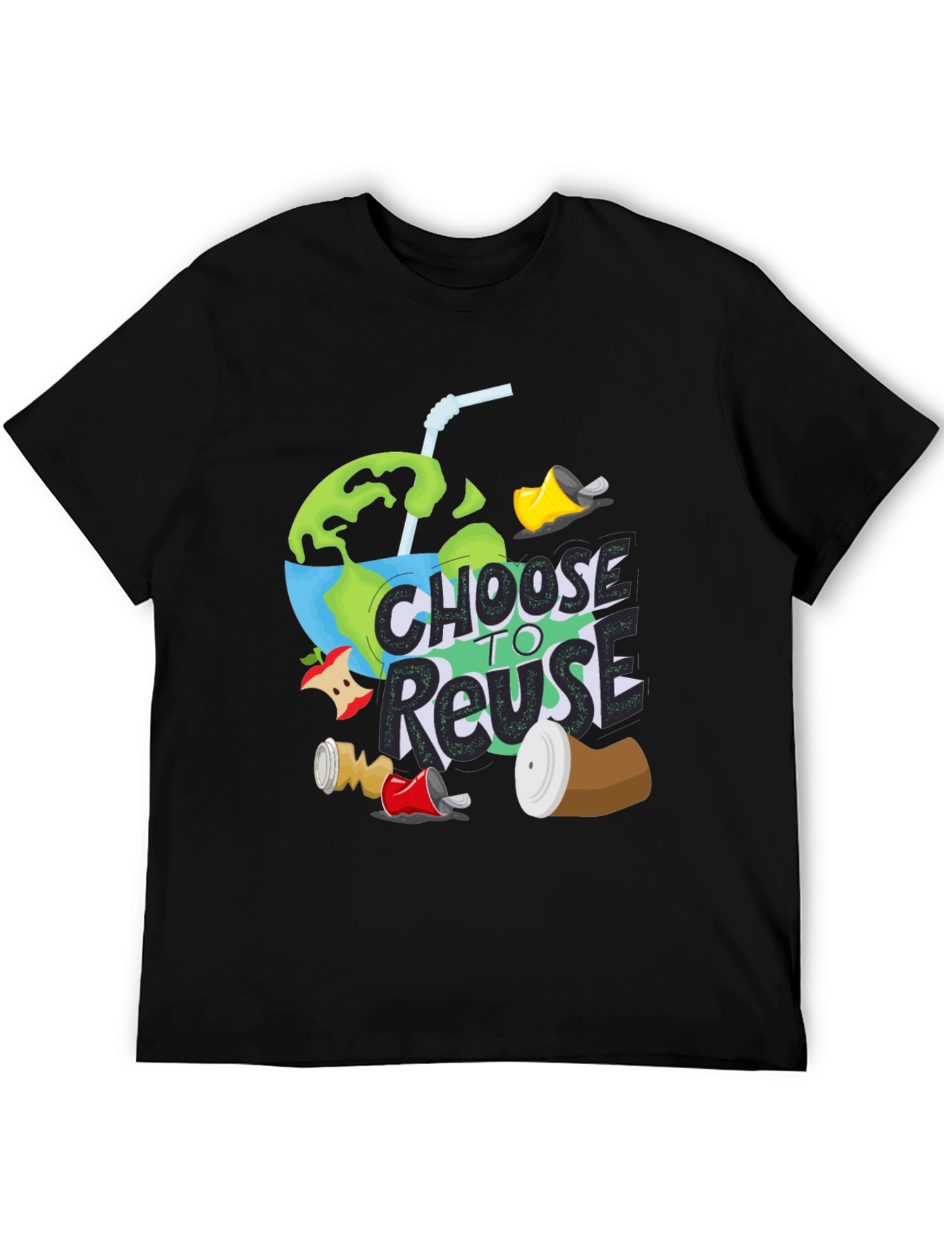 Eco-Friendly Choose to Reuse Graphic Tee