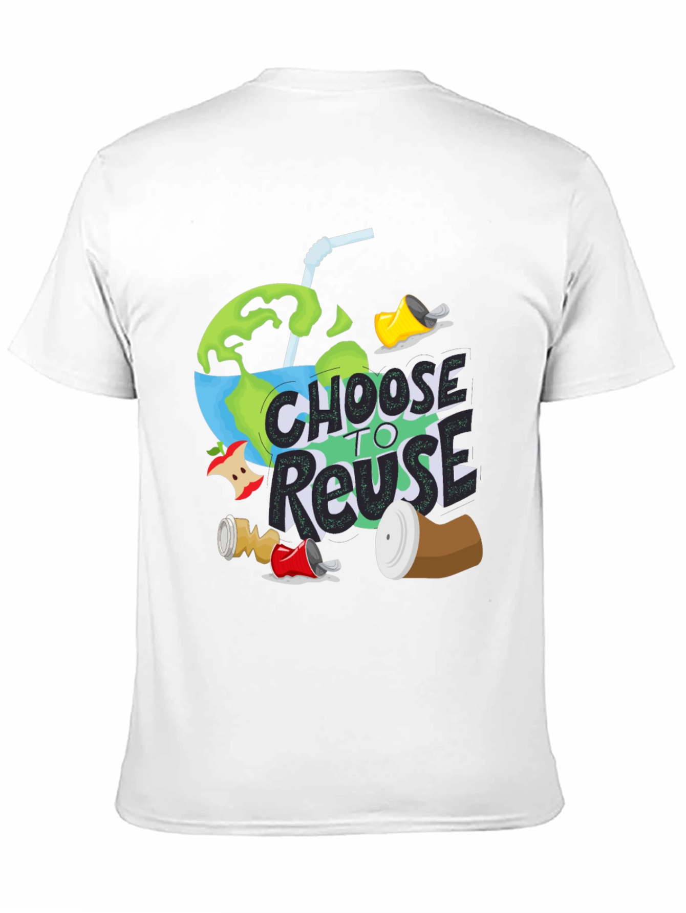 Eco-Friendly Choose to Reuse Graphic Tee