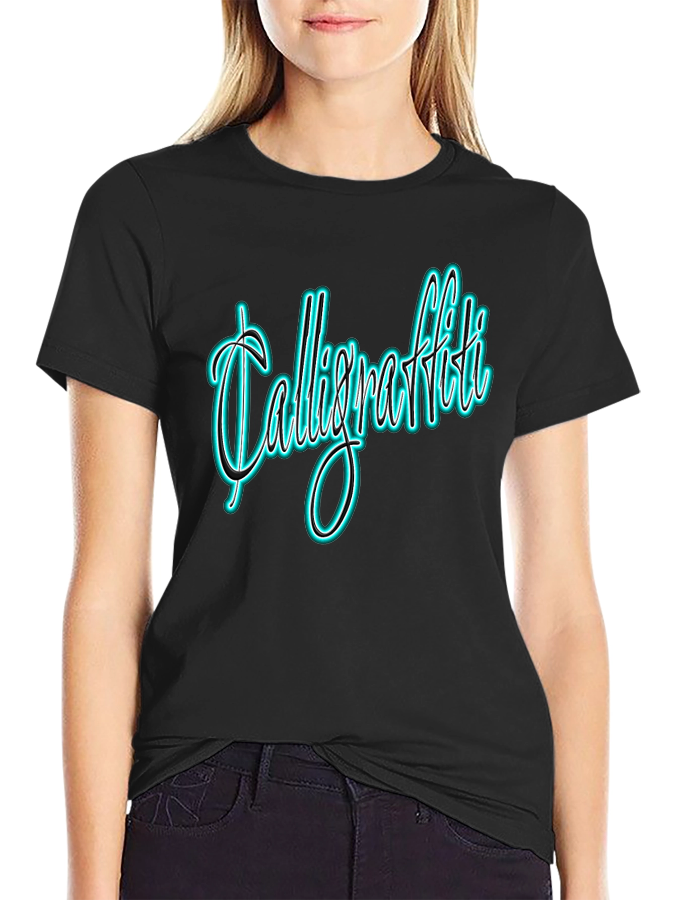 Calligraffiti Black T-Shirt - Urban Style