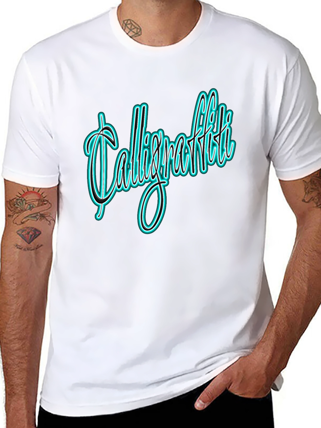 Calligraffiti Black T-Shirt - Urban Style