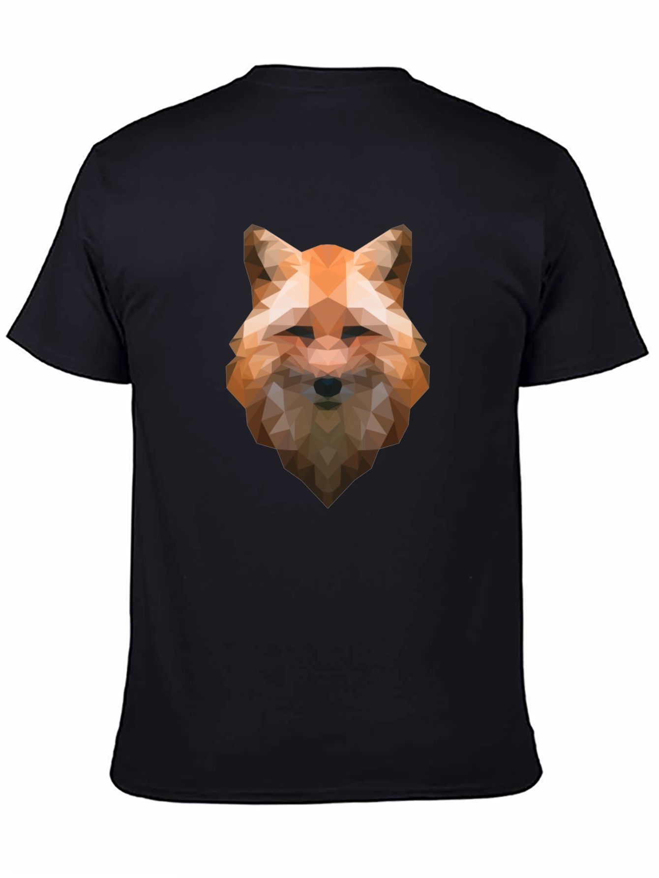 Geometric Fox Graphic T-Shirt - Modern Style