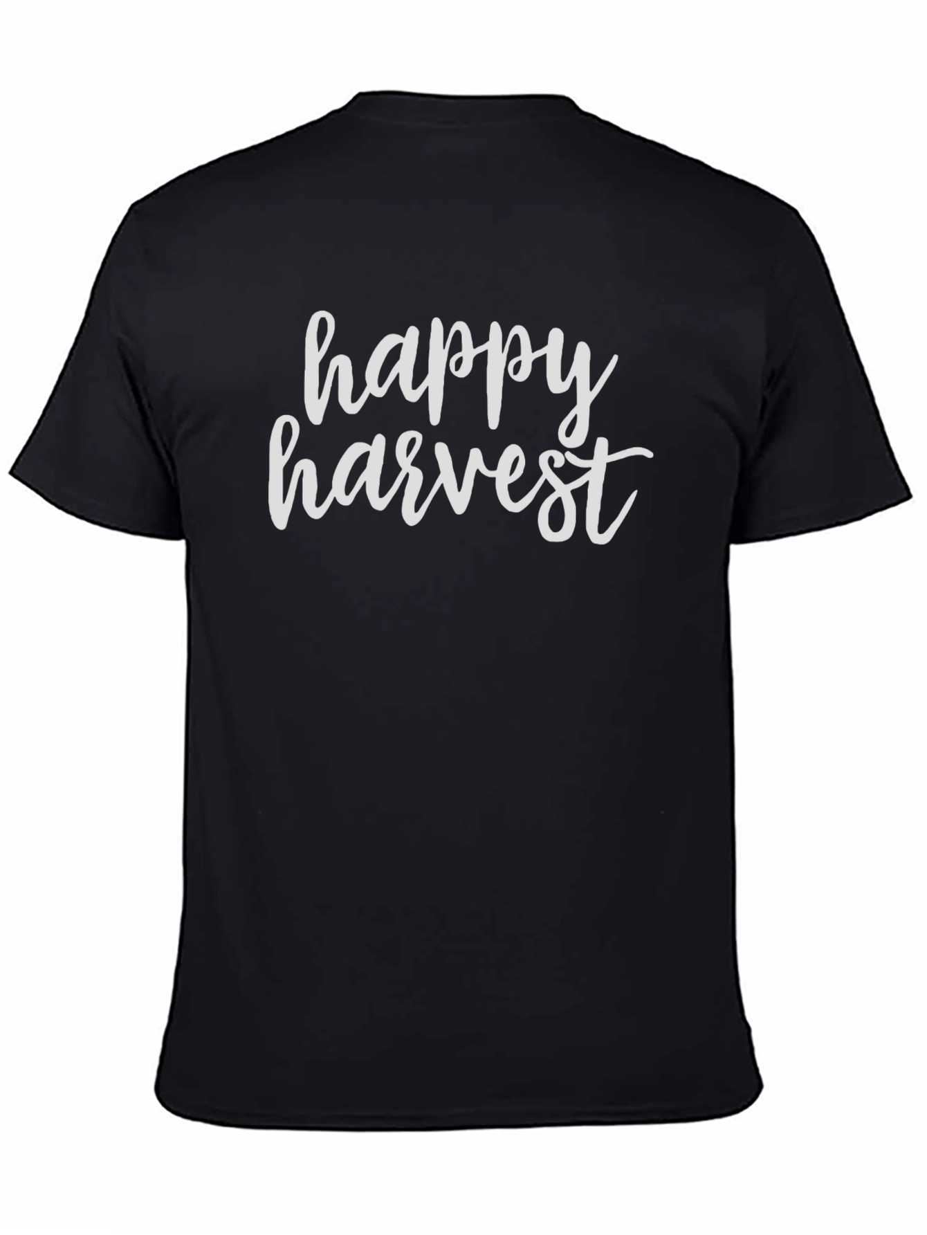 Happy Harvest Graphic Tee - Soft Cotton Blend T-Shirt