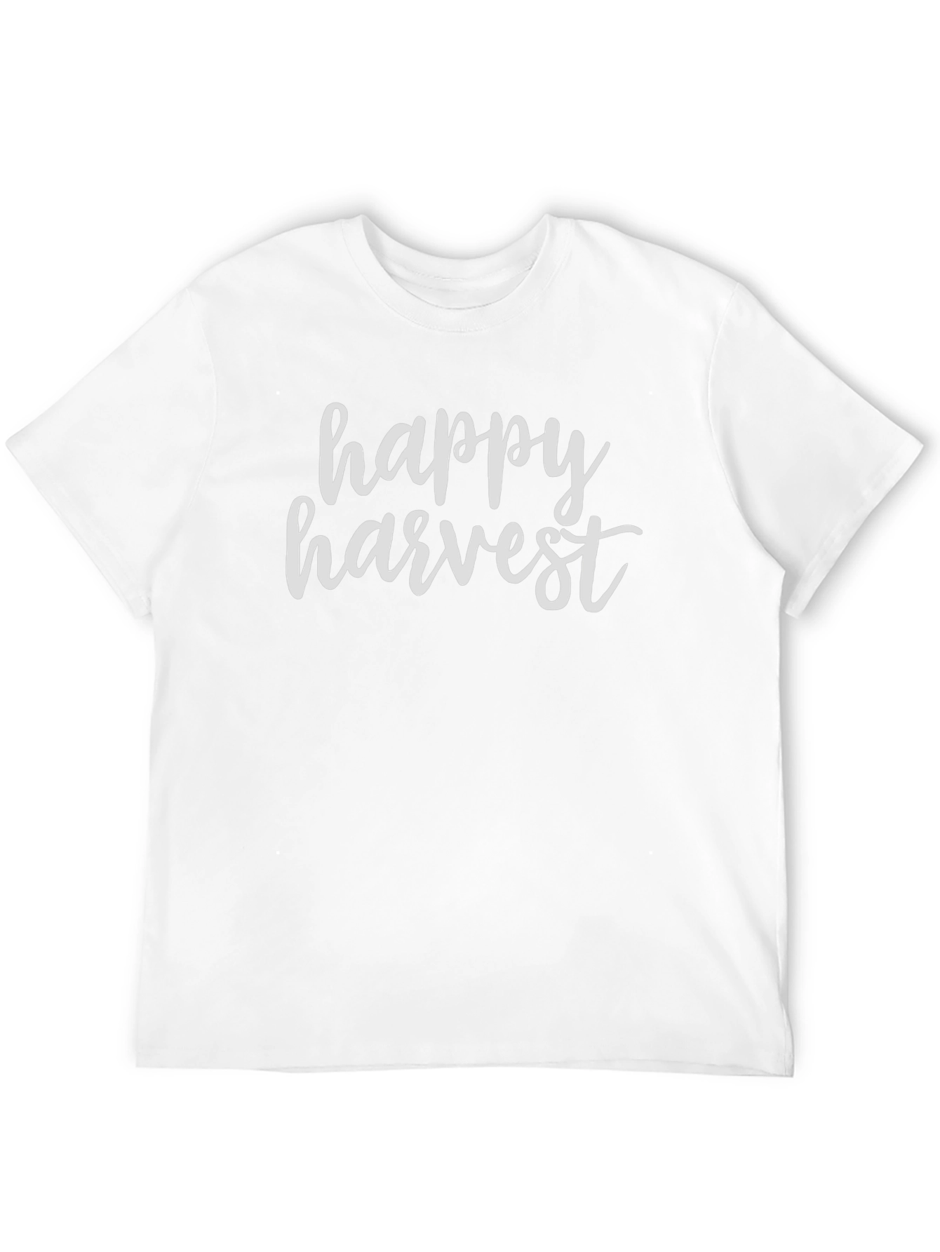 Happy Harvest Graphic Tee - Soft Cotton Blend T-Shirt