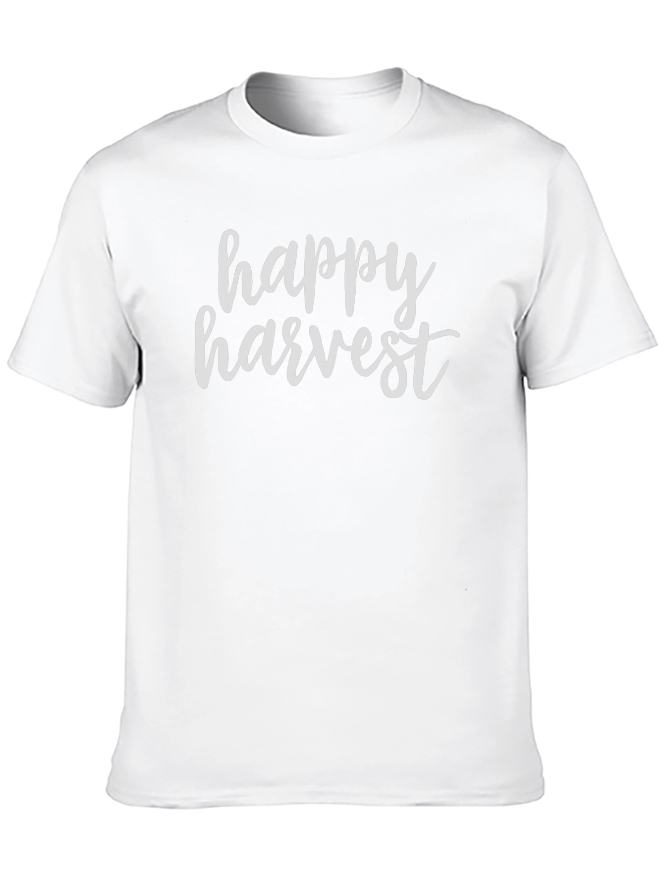 Happy Harvest Graphic Tee - Soft Cotton Blend T-Shirt