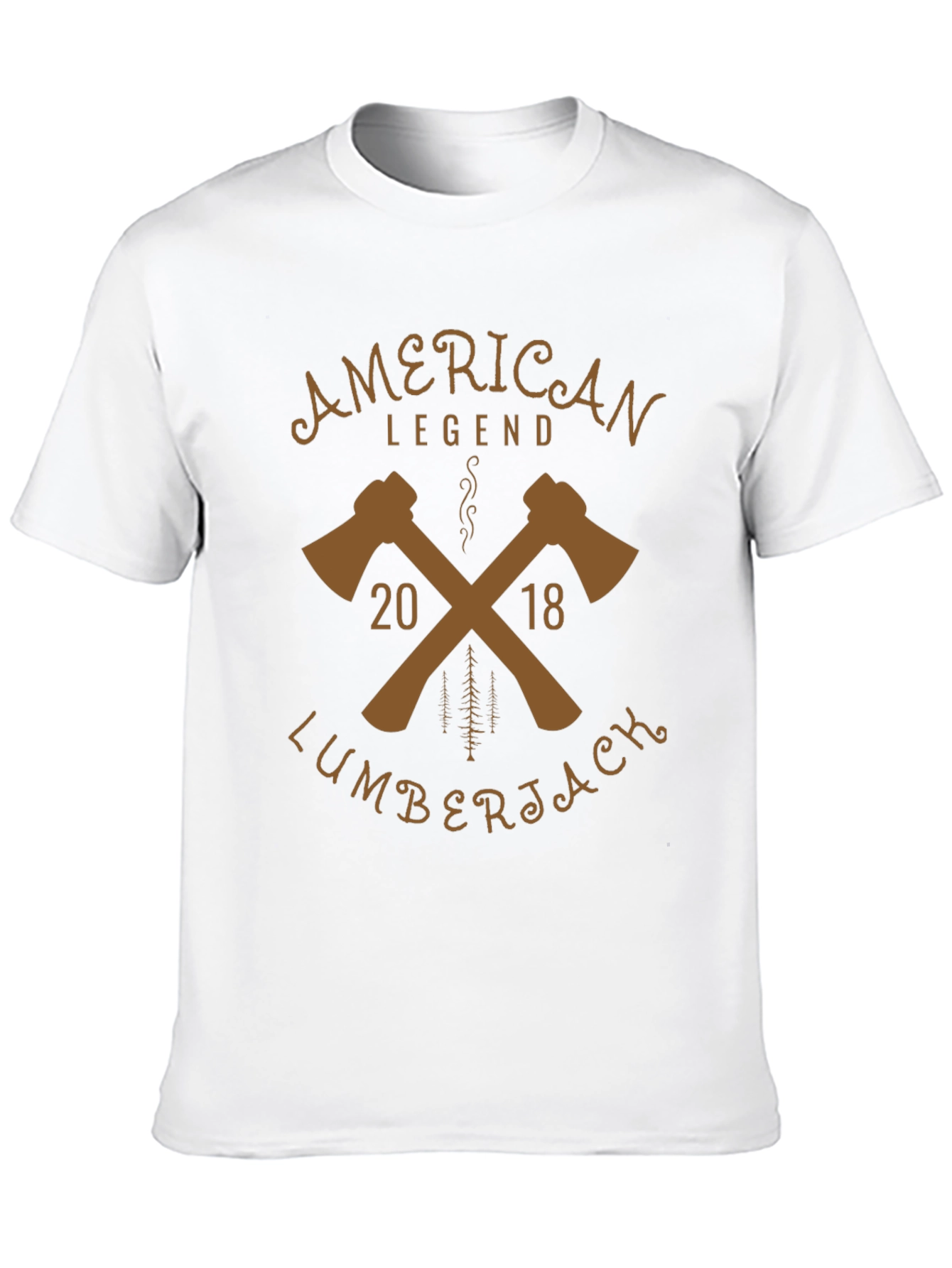 American Legend Lumberjack Graphic Tee - Black