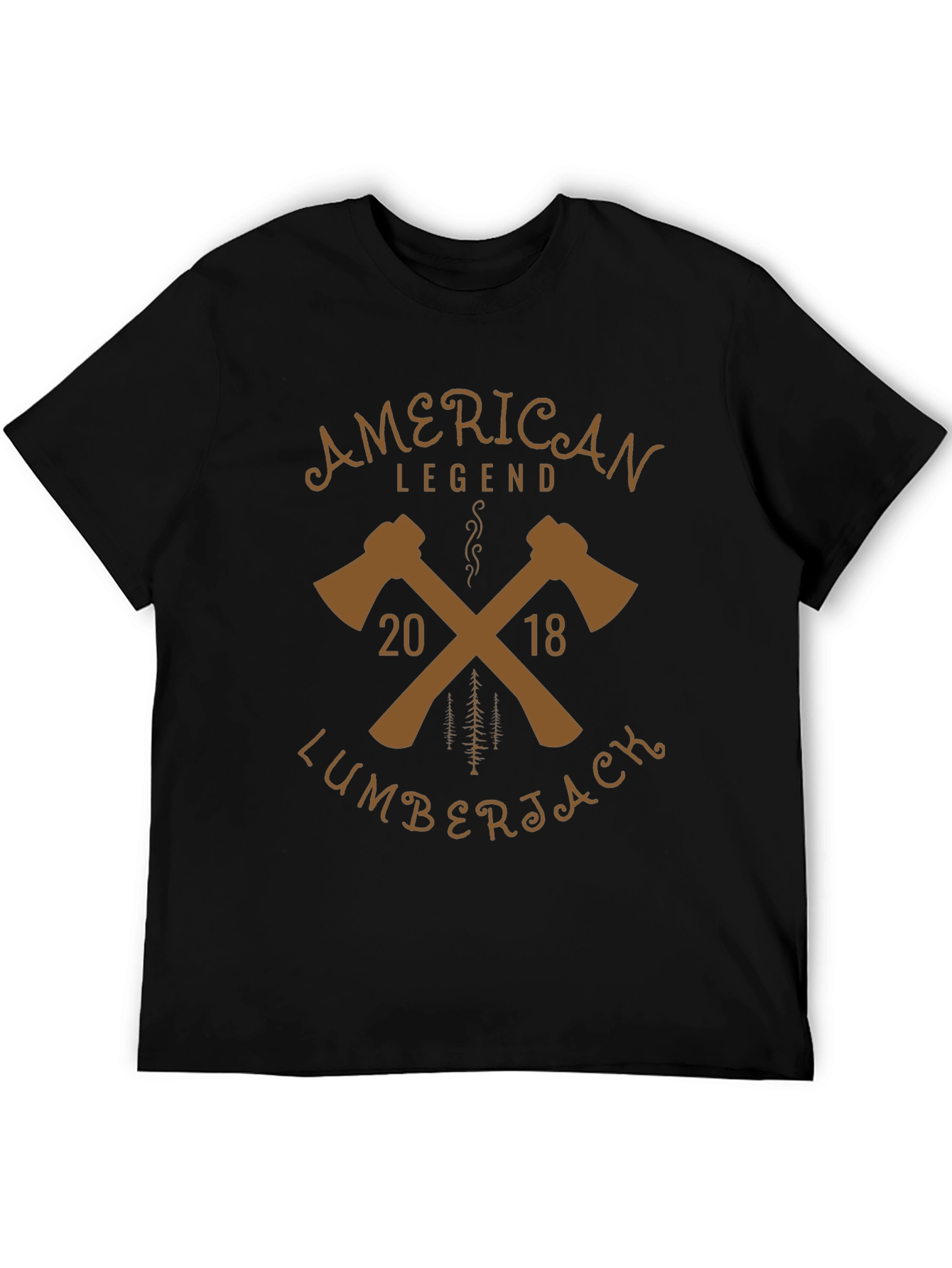 American Legend Lumberjack Graphic Tee - Black