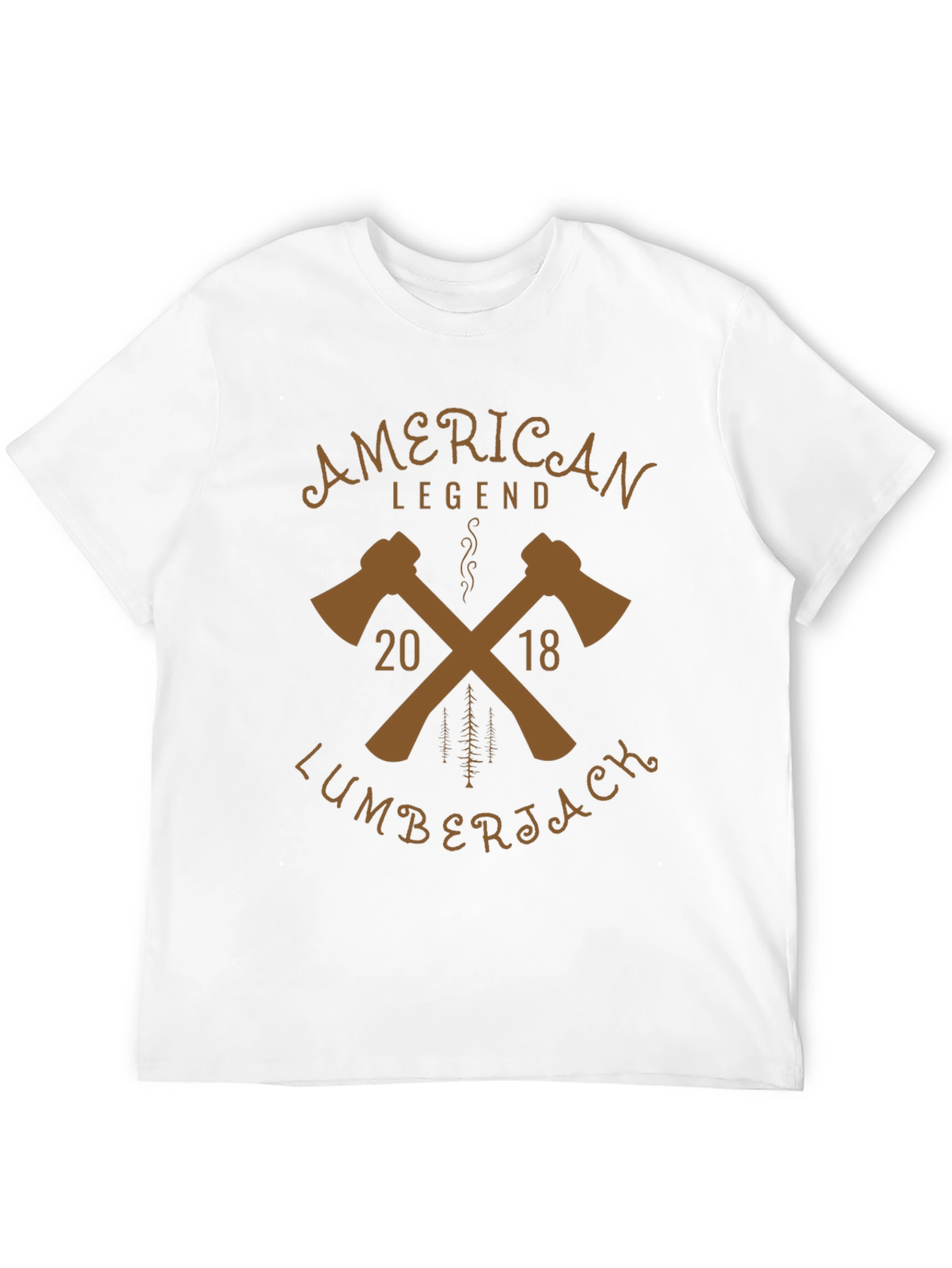 American Legend Lumberjack Graphic Tee - Black