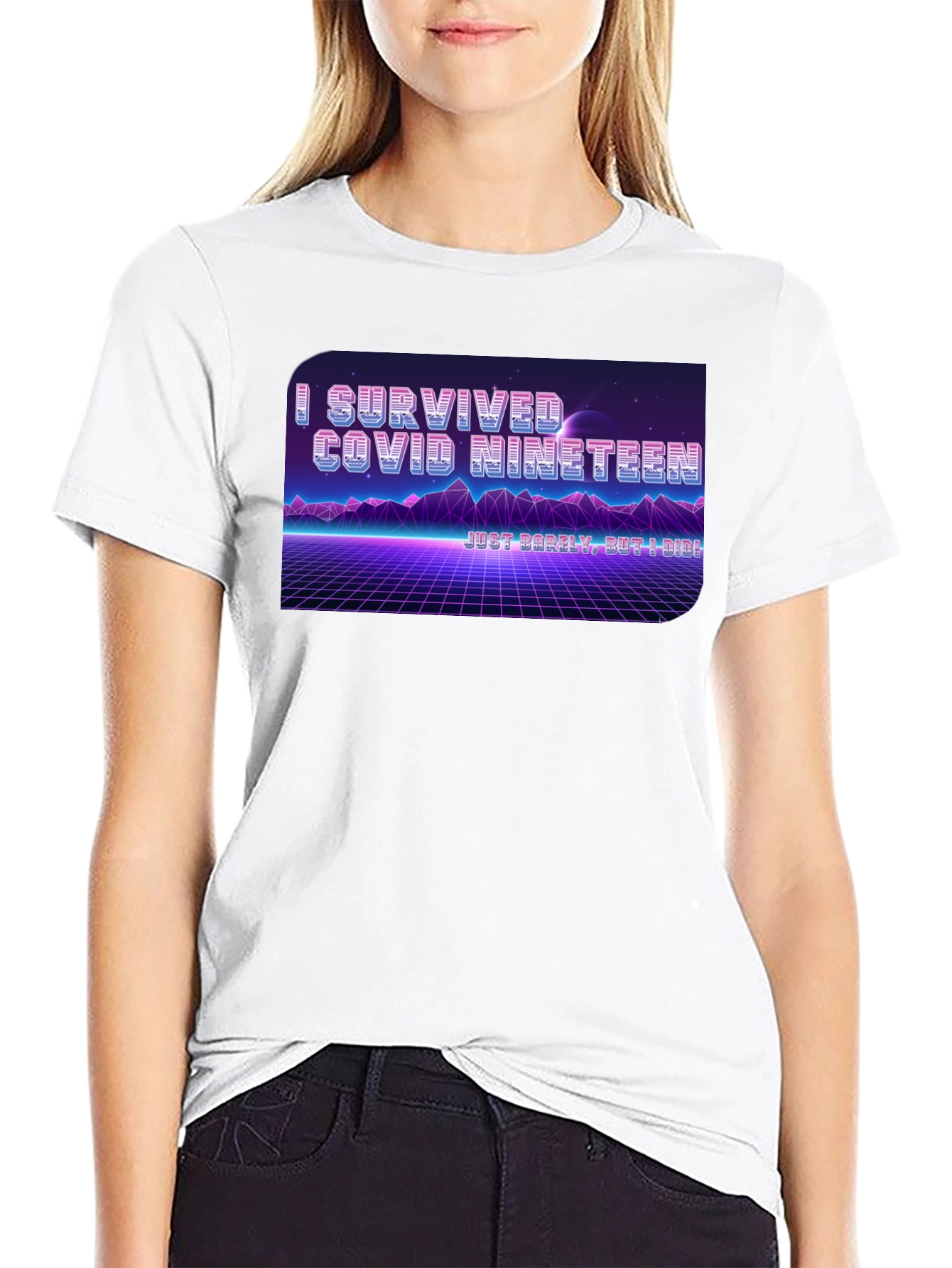 I Survived COVID-19 Retro T-Shirt