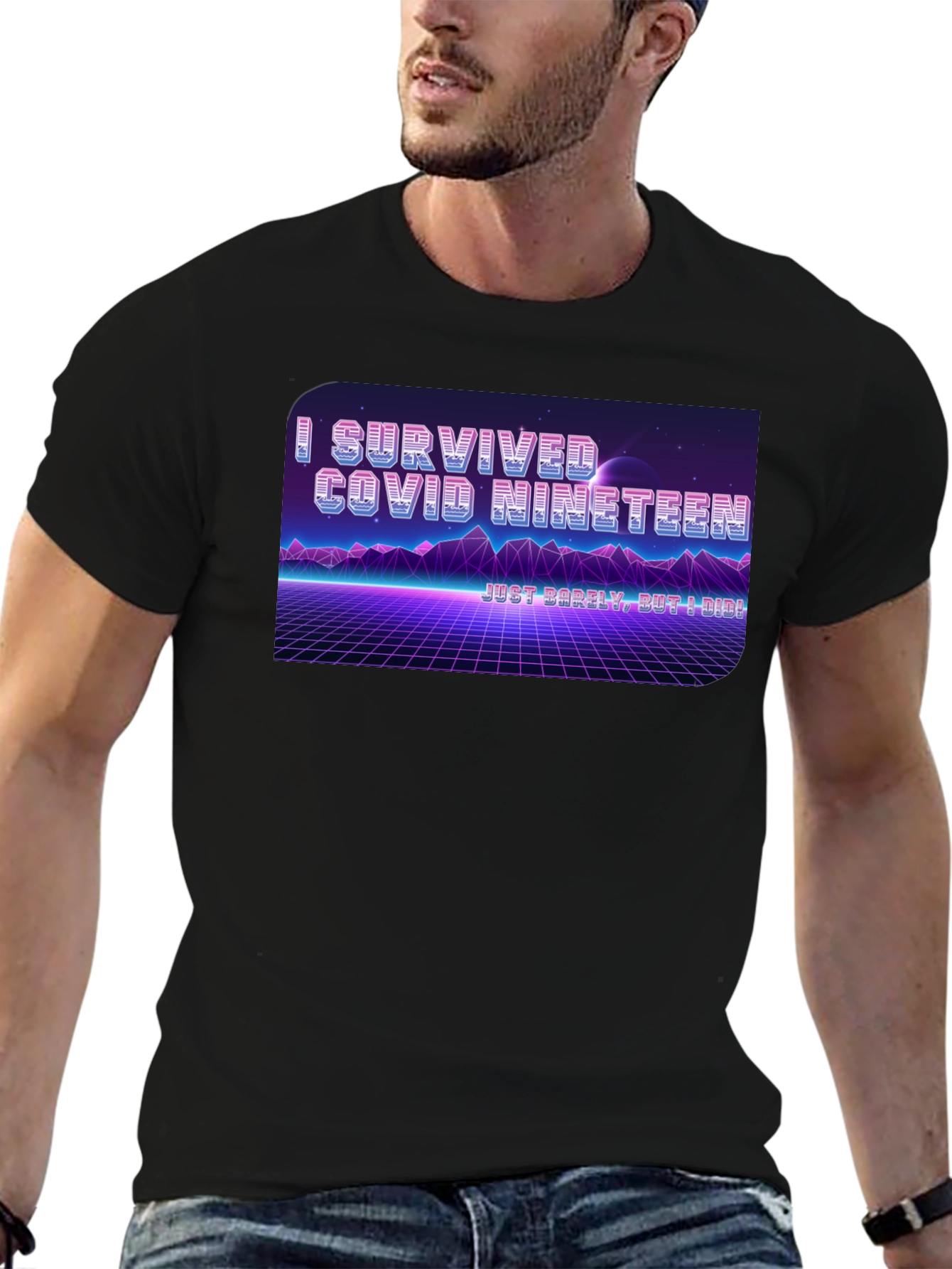 I Survived COVID-19 Retro T-Shirt