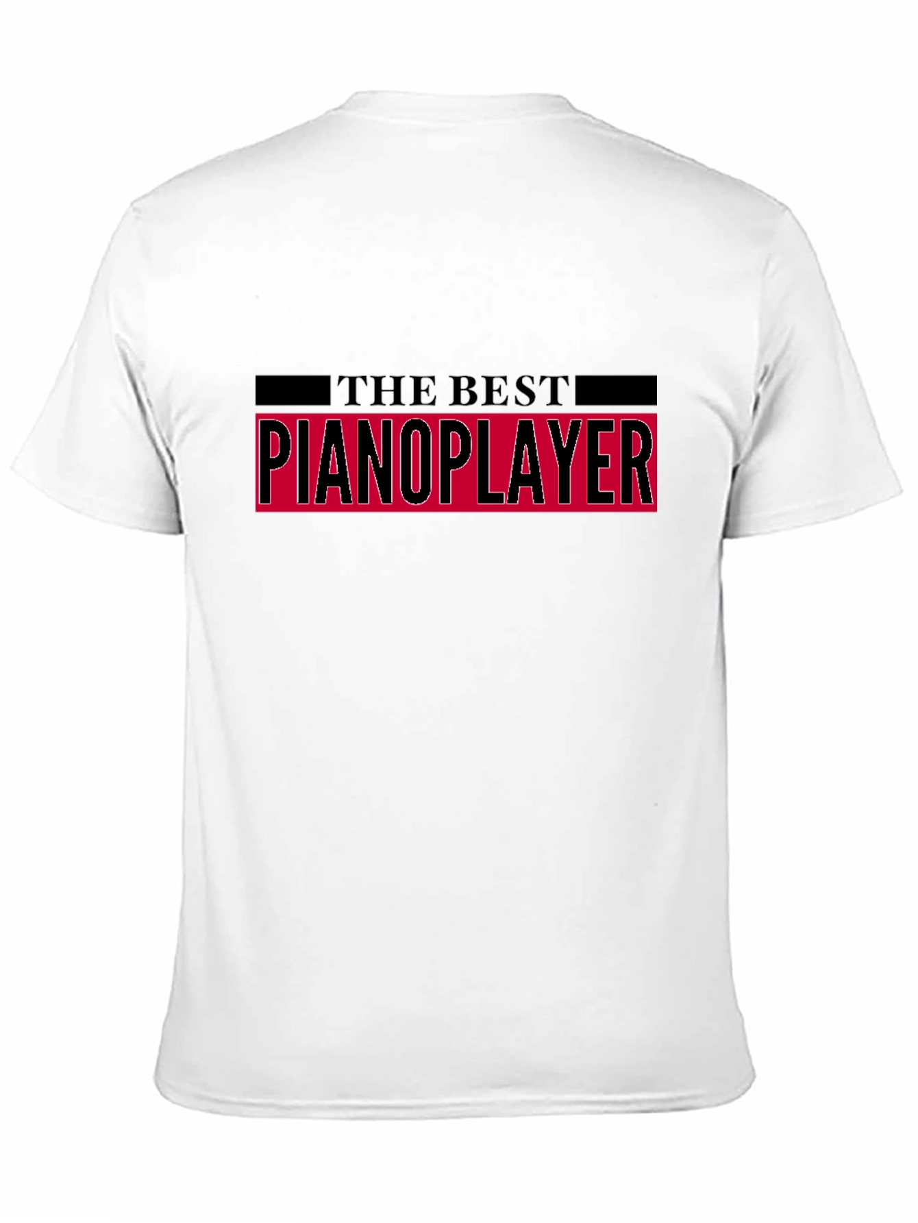 The Best Pianoplayer Black T-Shirt