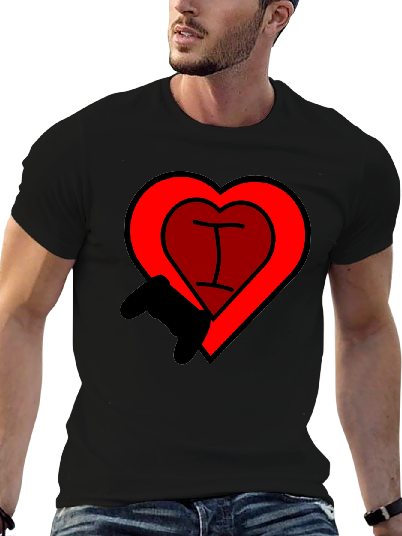 I Heart Gaming T-Shirt - Gamer Gift
