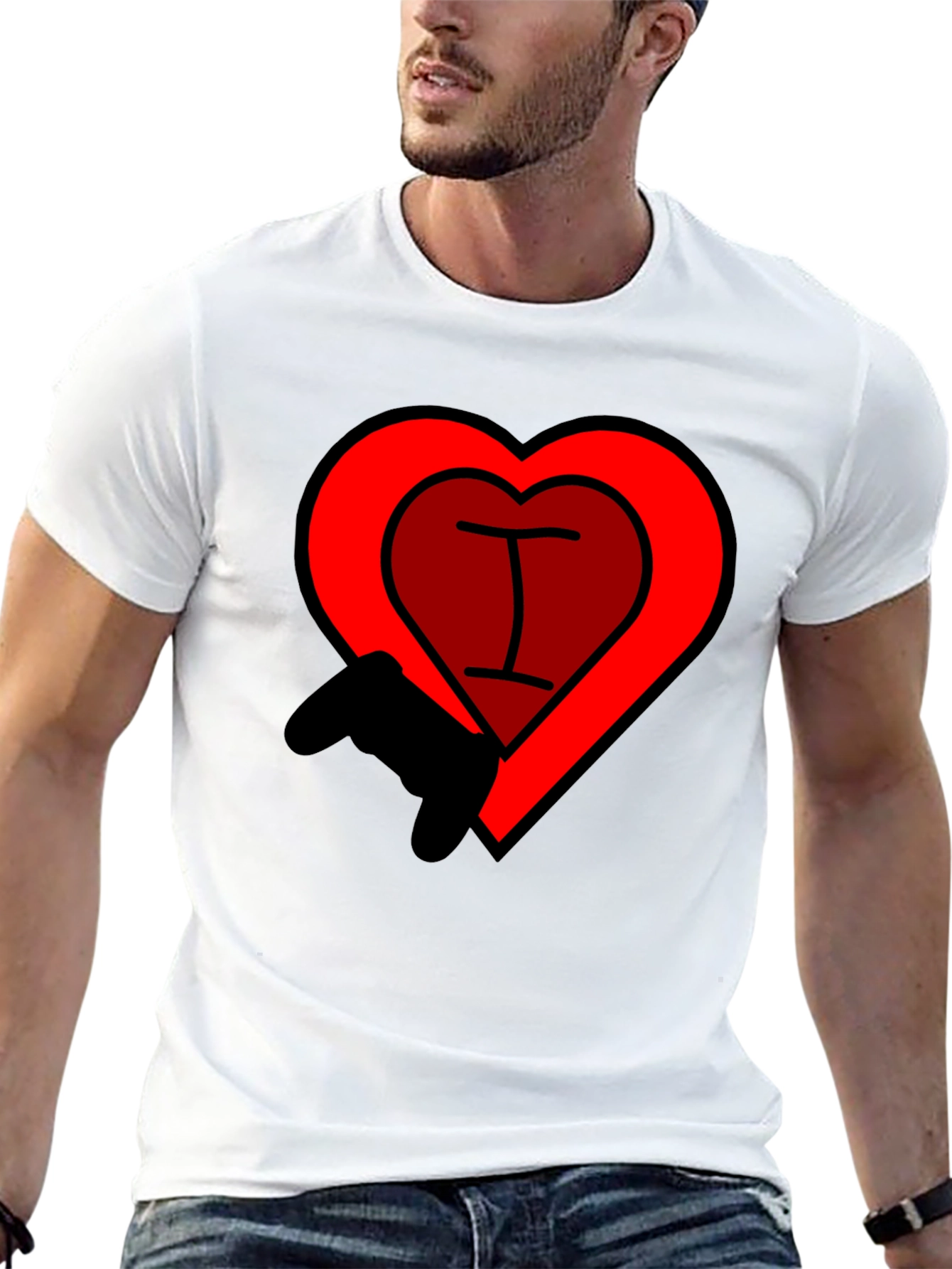 I Heart Gaming T-Shirt - Gamer Gift