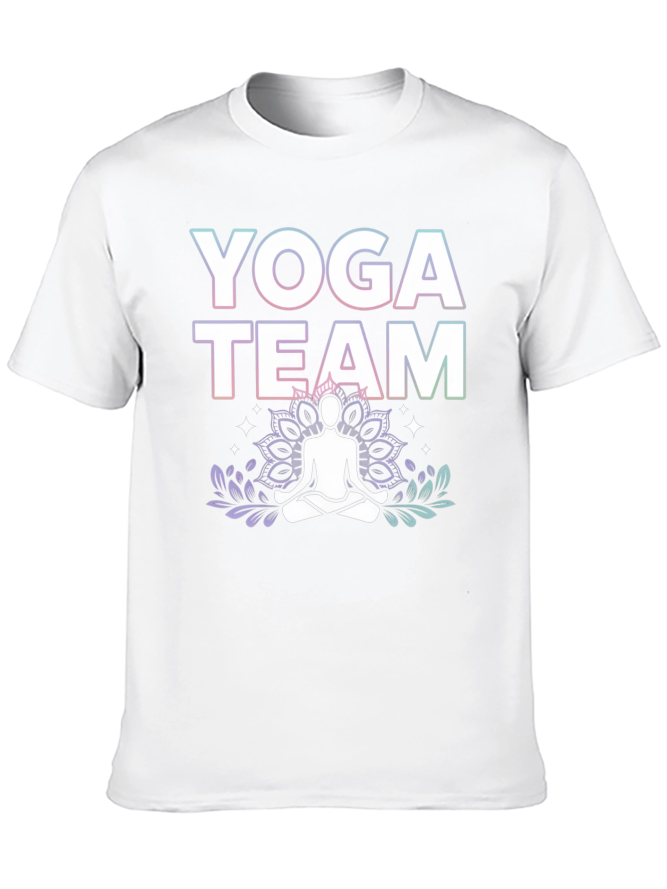 Yoga Team Graphic Tee - Black Cotton Blend