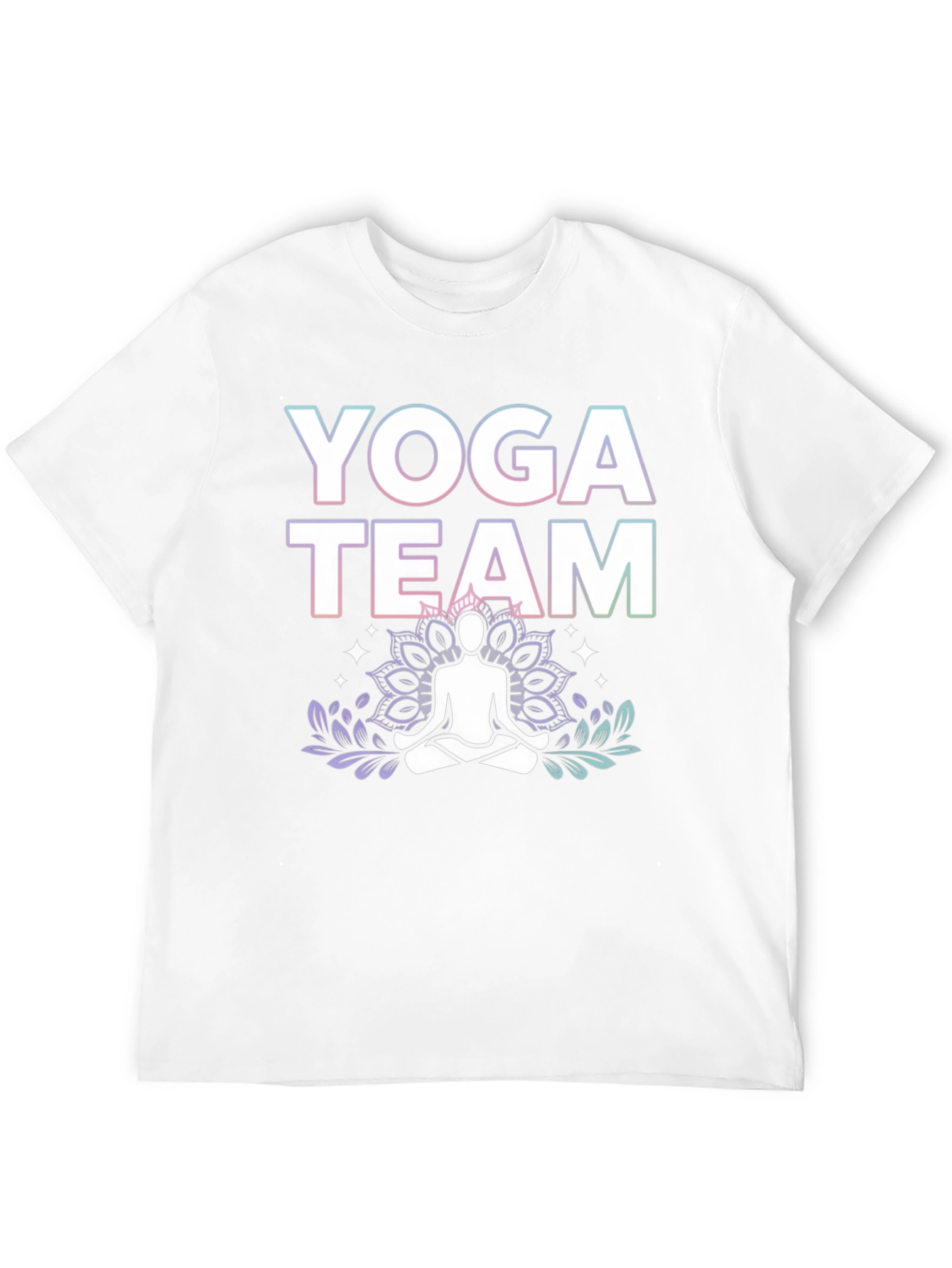 Yoga Team Graphic Tee - Black Cotton Blend