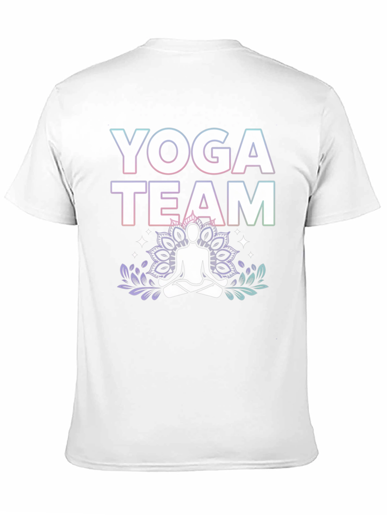 Yoga Team Graphic Tee - Black Cotton Blend