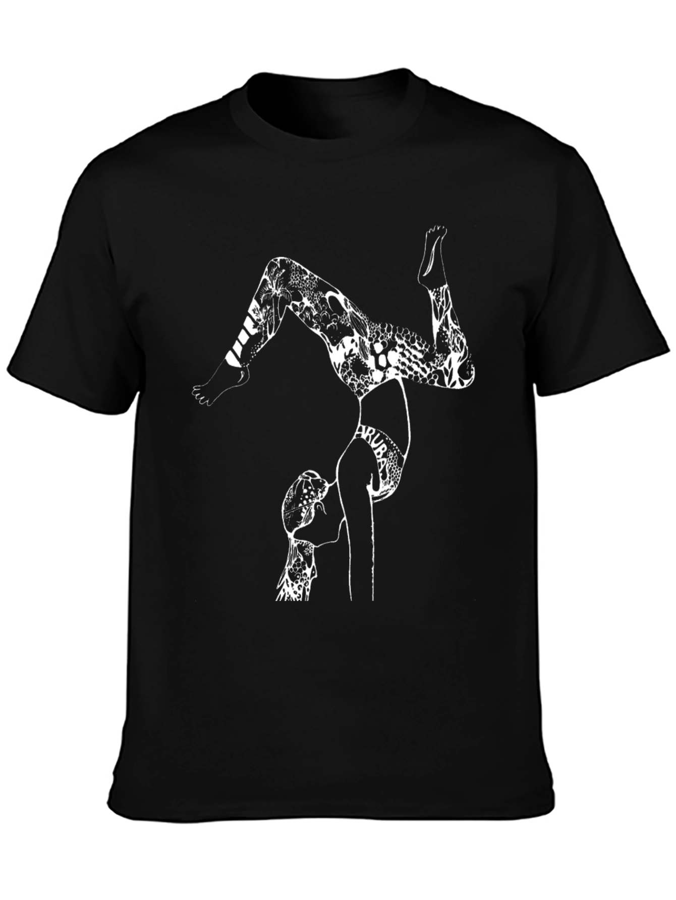Yoga Handstand Aruba Graphic Tee