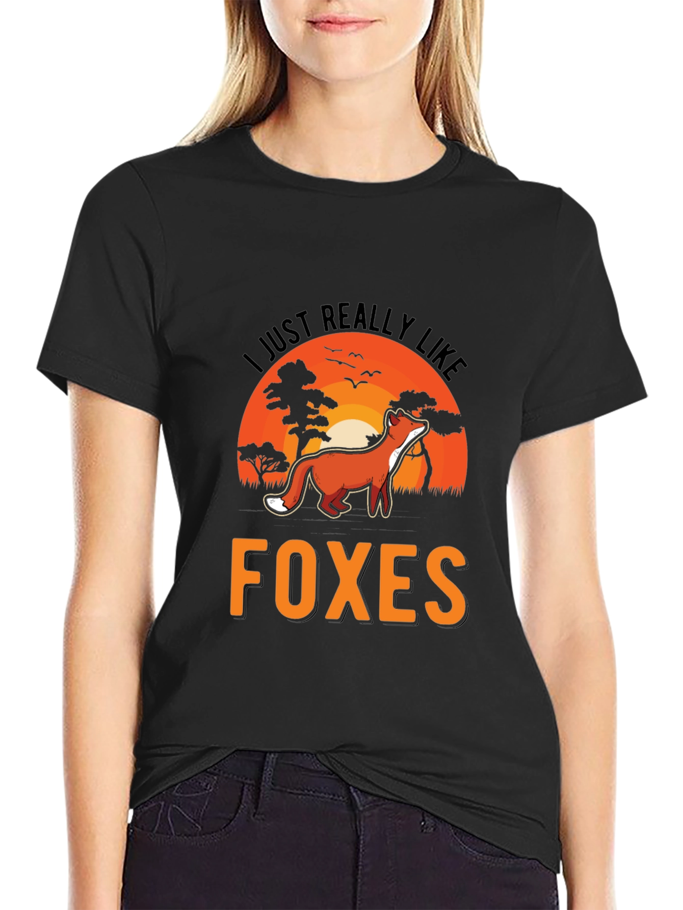 Fox Lover T-Shirt: I Just Really Like Foxes